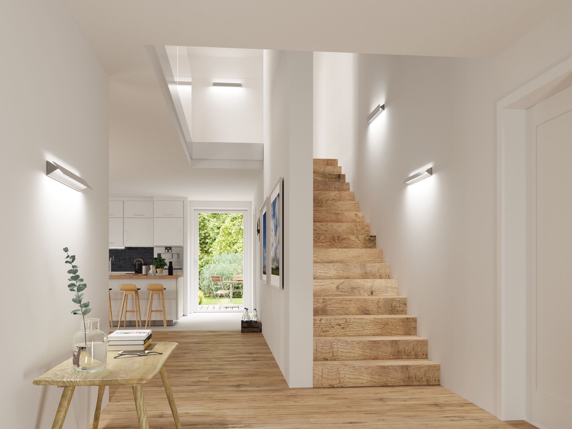 LED Wandleuchte Katla 2700K 580lm 230V 12W Alu gebürstet - Paulmann - 79514