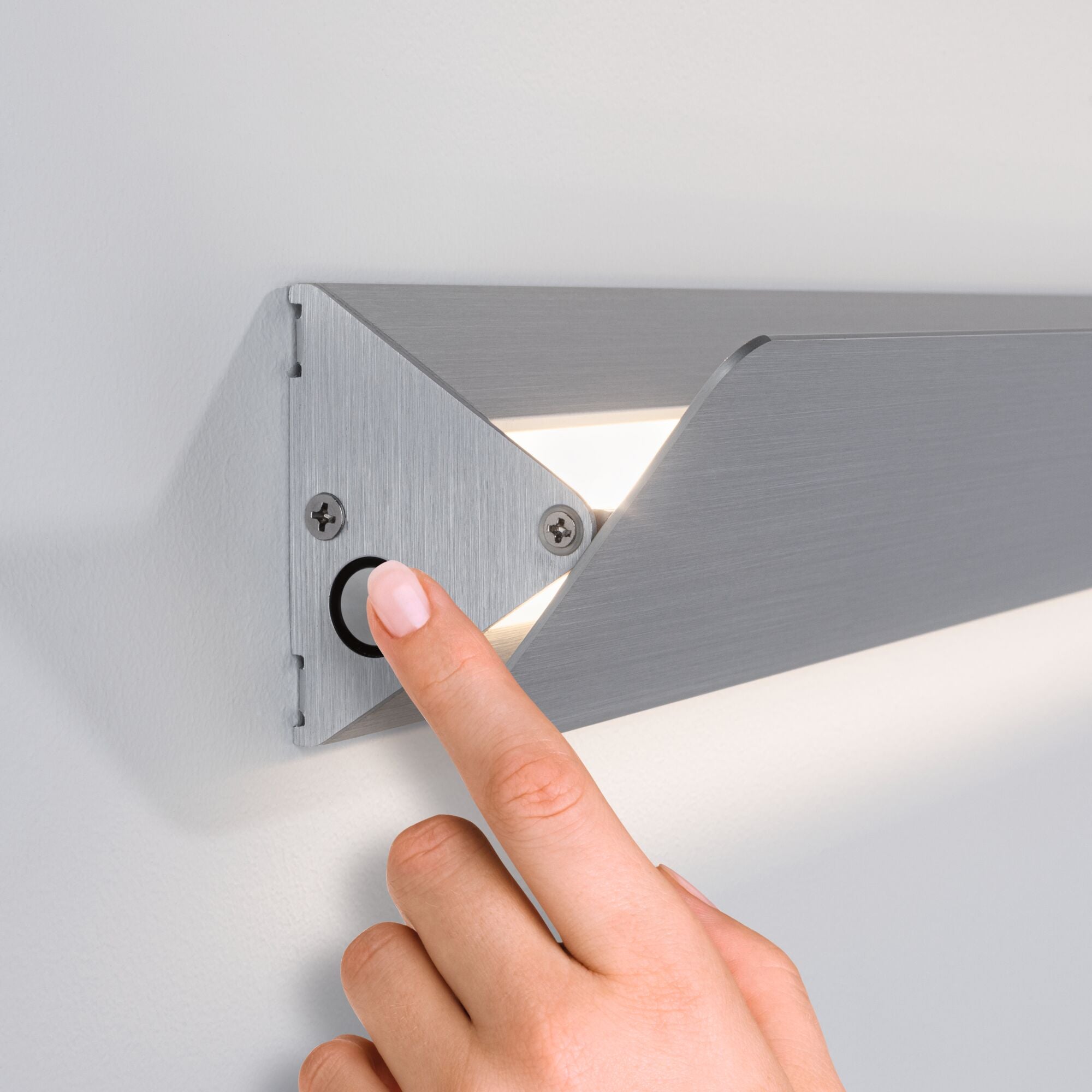 LED Wandleuchte Katla 2700K 580lm 230V 12W Alu gebürstet - Paulmann - 79514