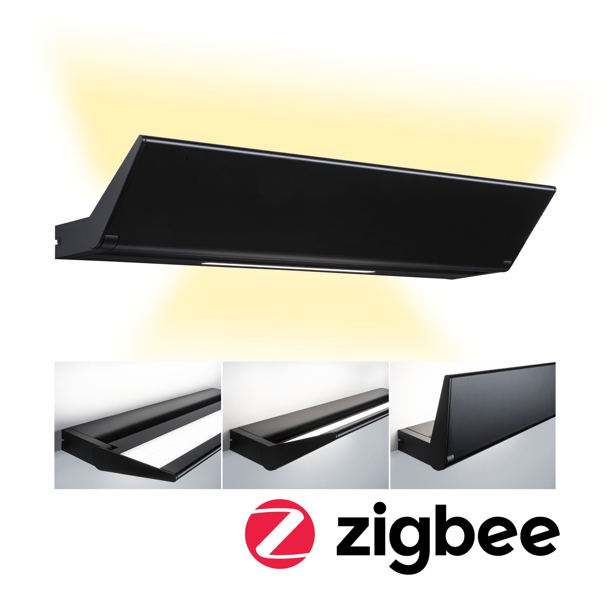 LED Wandleuchte Ranva Tunable White 1400lm / 210lm 230V 13W dimmbar Schwarz matt - Paulmann - 79507