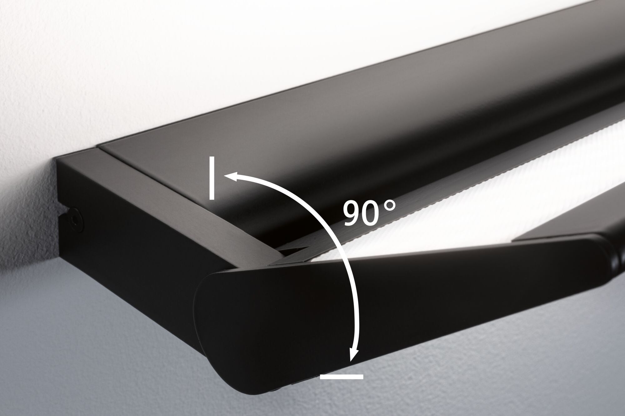 LED Wandleuchte Ranva Tunable White 1400lm / 210lm 230V 13W dimmbar Schwarz matt - Paulmann - 79507