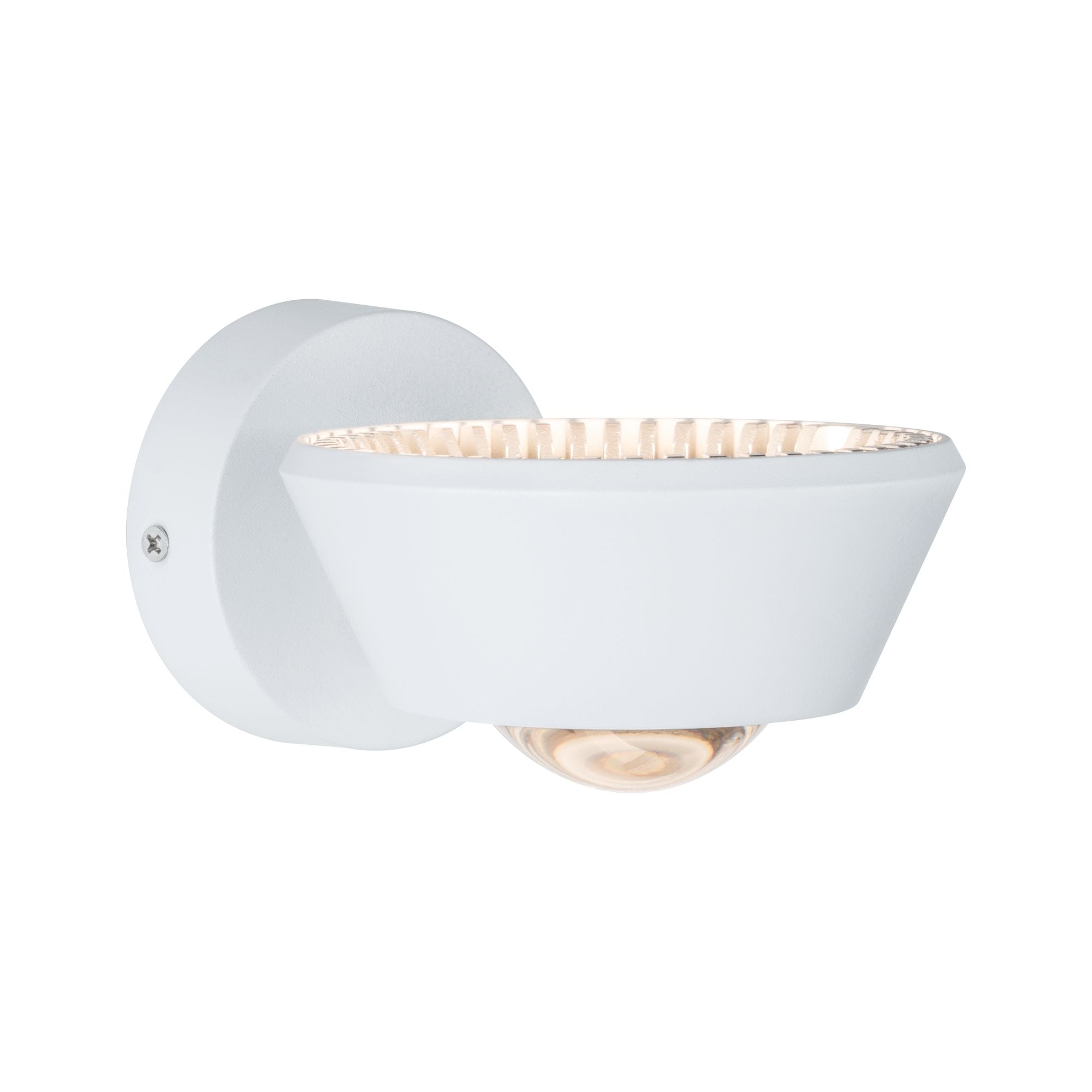 LED Wandleuchte Sabik IP44 2700K 800lm / 390lm 230V 9 / 1x4W dimmbar Weiß matt - Paulmann - 70946