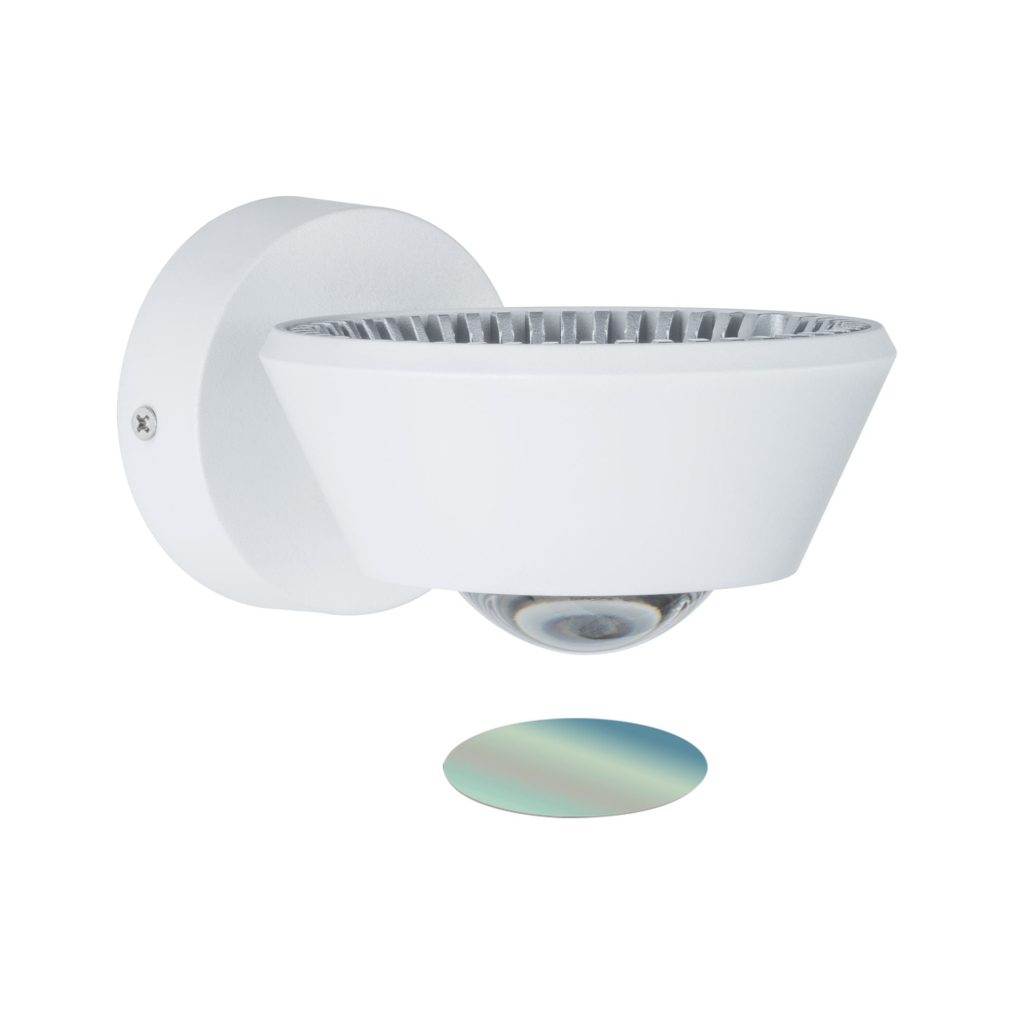 LED Wandleuchte Sabik IP44 2700K 800lm / 390lm 230V 9 / 1x4W dimmbar Weiß matt - Paulmann - 70946