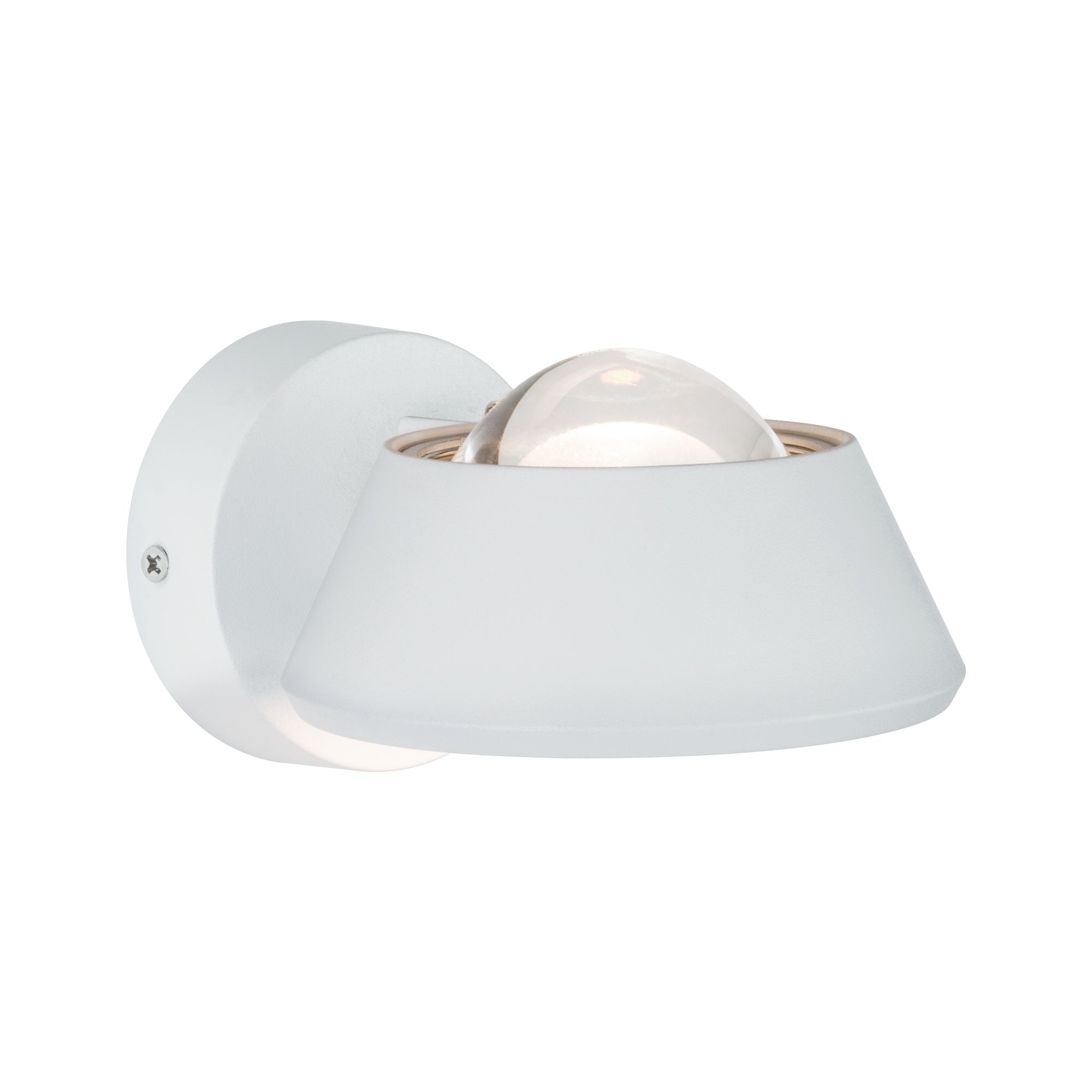 LED Wandleuchte Sabik IP44 2700K 800lm / 390lm 230V 9 / 1x4W dimmbar Weiß matt - Paulmann - 70946