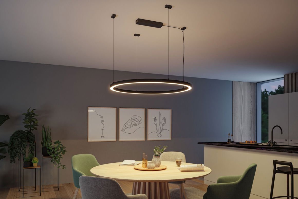 Linion Einspeisekabel Schwarz 1,75m - Paulmann - 98189
