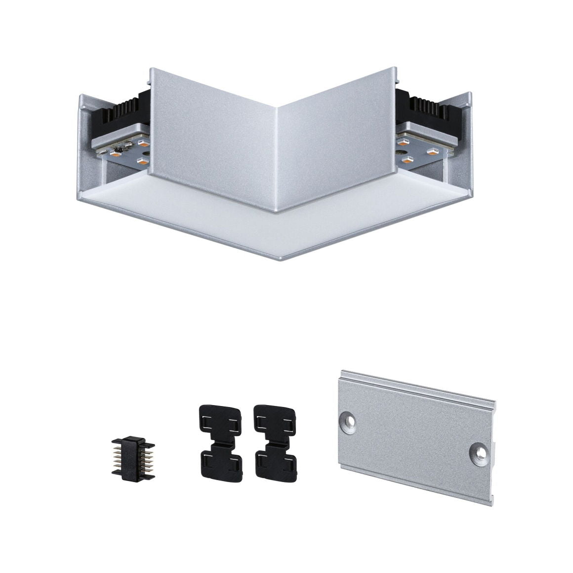 Linion Lichtkanal 90 ° 24V 3,5W 3000K Chrom matt - Paulmann - 98176