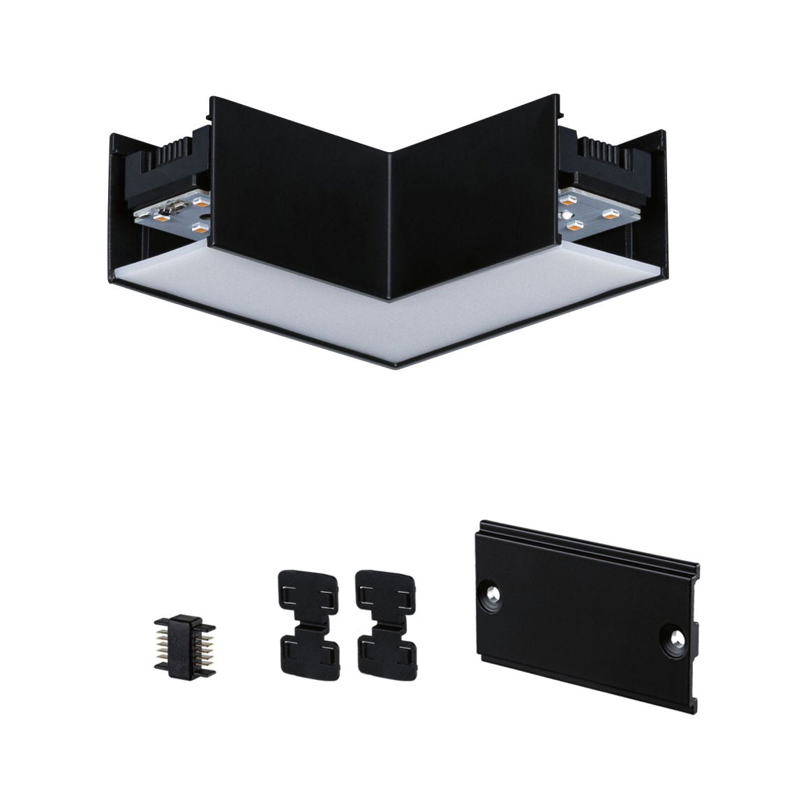 Linion Lichtkanal 90 ° 24V 3,5W 3000K Signalschwarz - Paulmann - 98171