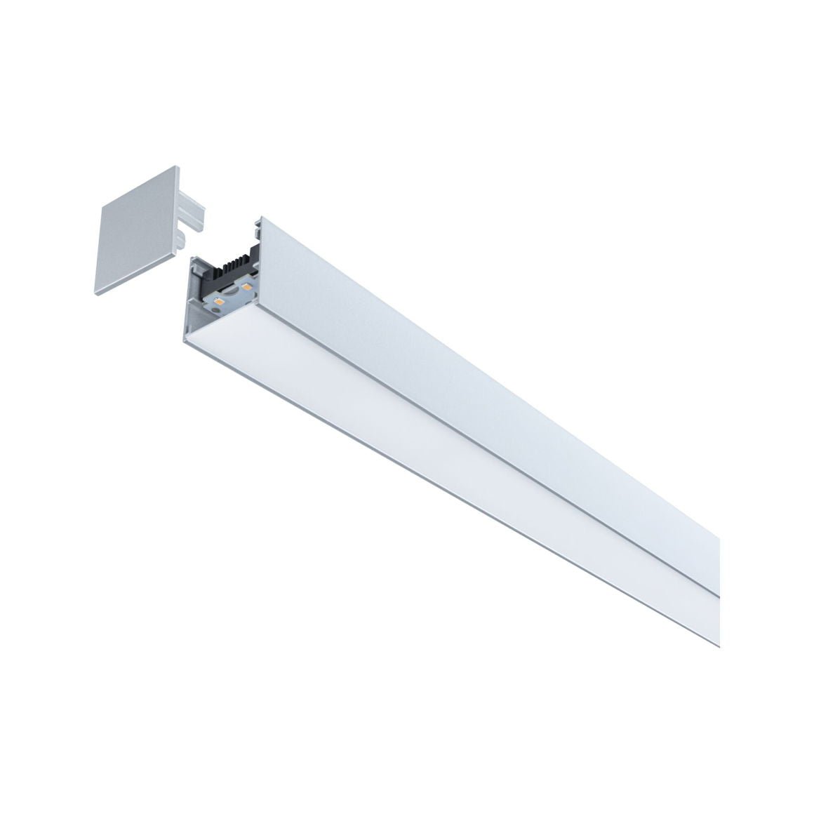Linion Lichtkanal Lichtkanal 1m 24V 17W 3000K Chrom matt - Paulmann - 98174