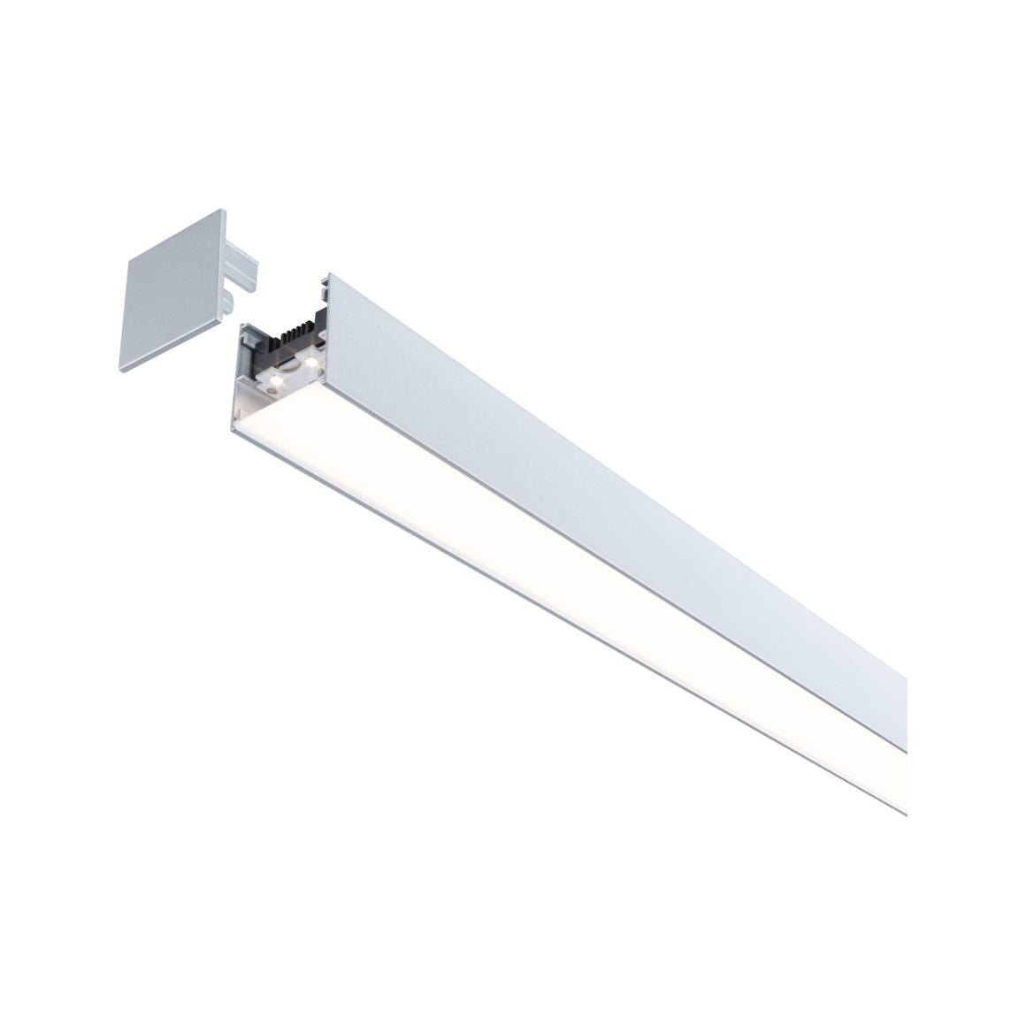Linion Lichtkanal Lichtkanal 1m 24V 17W 3000K Chrom matt - Paulmann - 98174