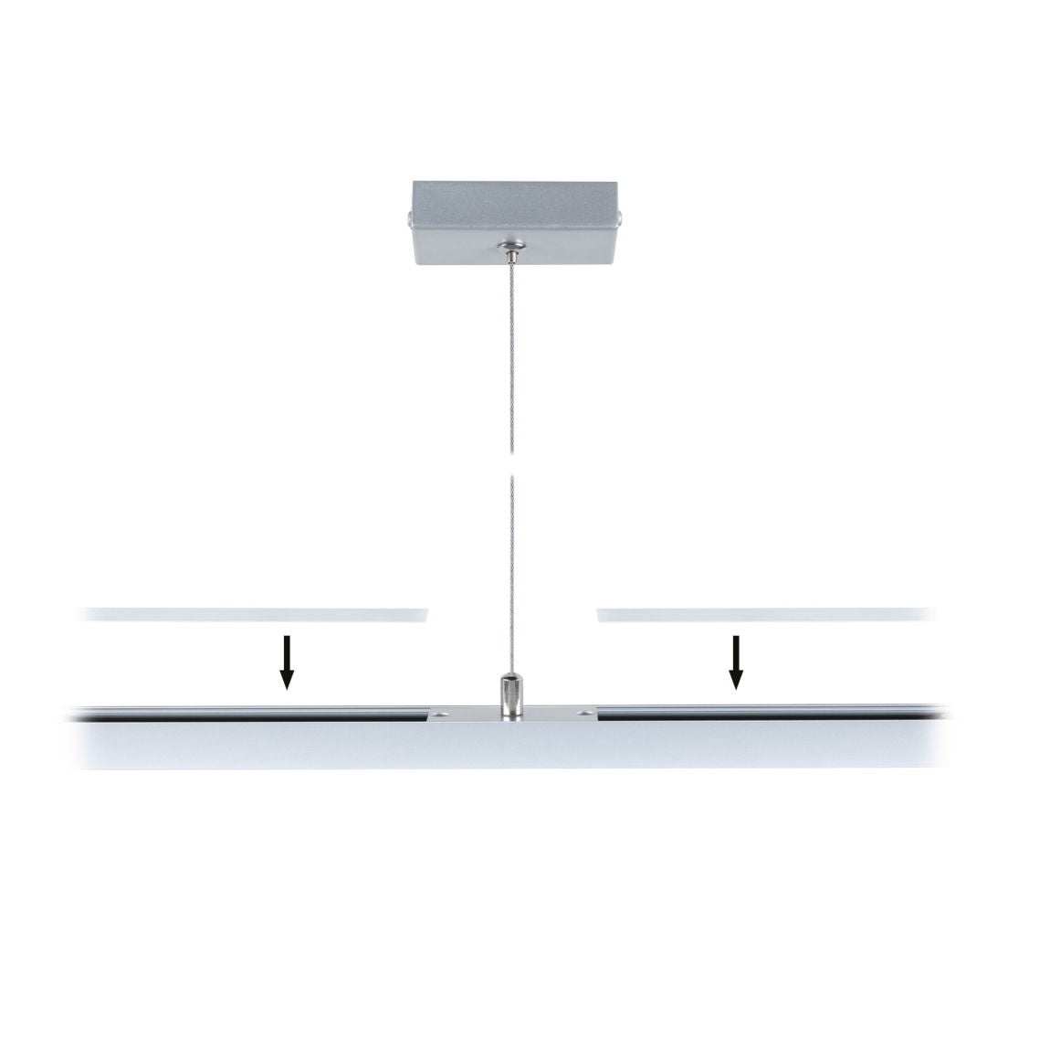 LinionZubehör Abdeckung Gerade Weiß 1000x36mm - Paulmann - 98209