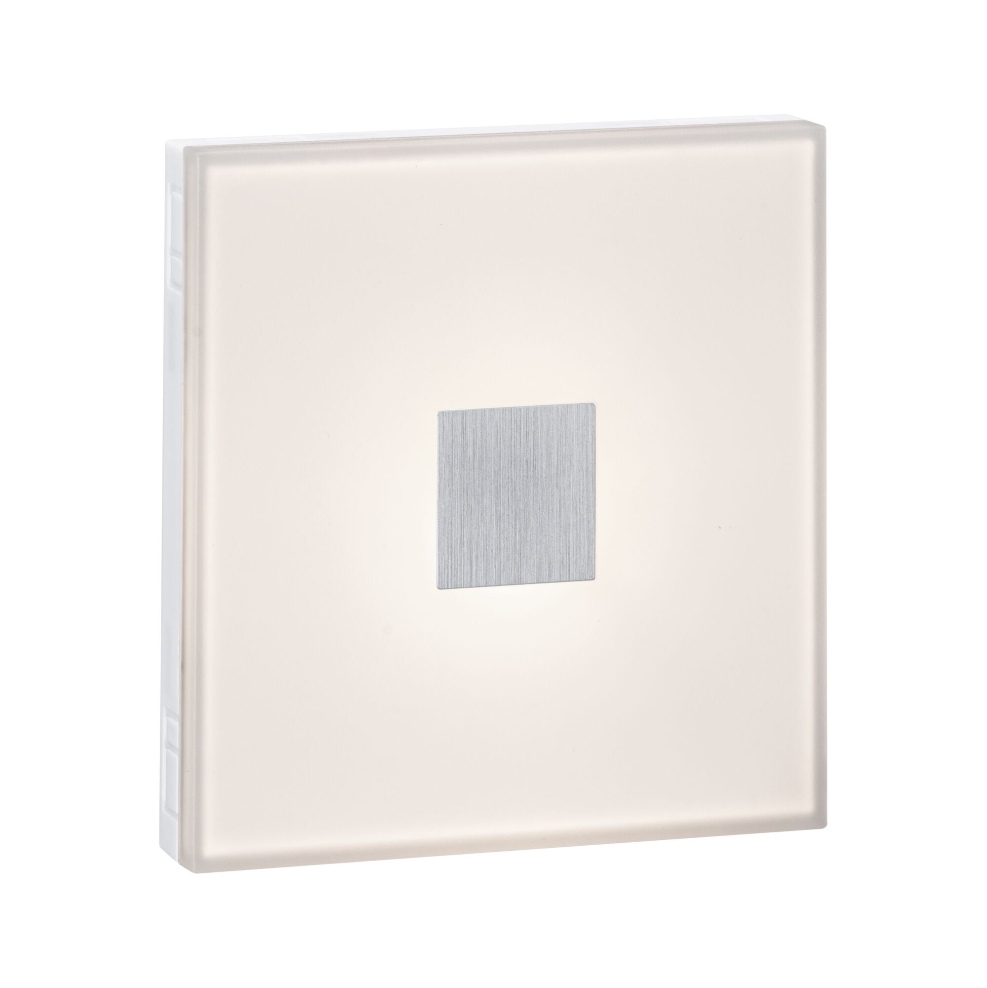 LumiTiles Square 2er - Set IP44 100x10mm 2x20lm 230/12V 2x0,8W 2700K Weiß Kunststoff/Aluminium - Paulmann - 78401