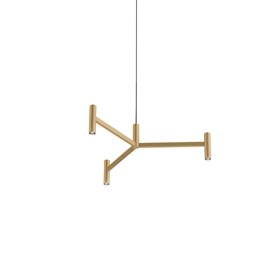 Suspension Wever & Ducré MATCH LUSTA 1.0 en champagne brossé