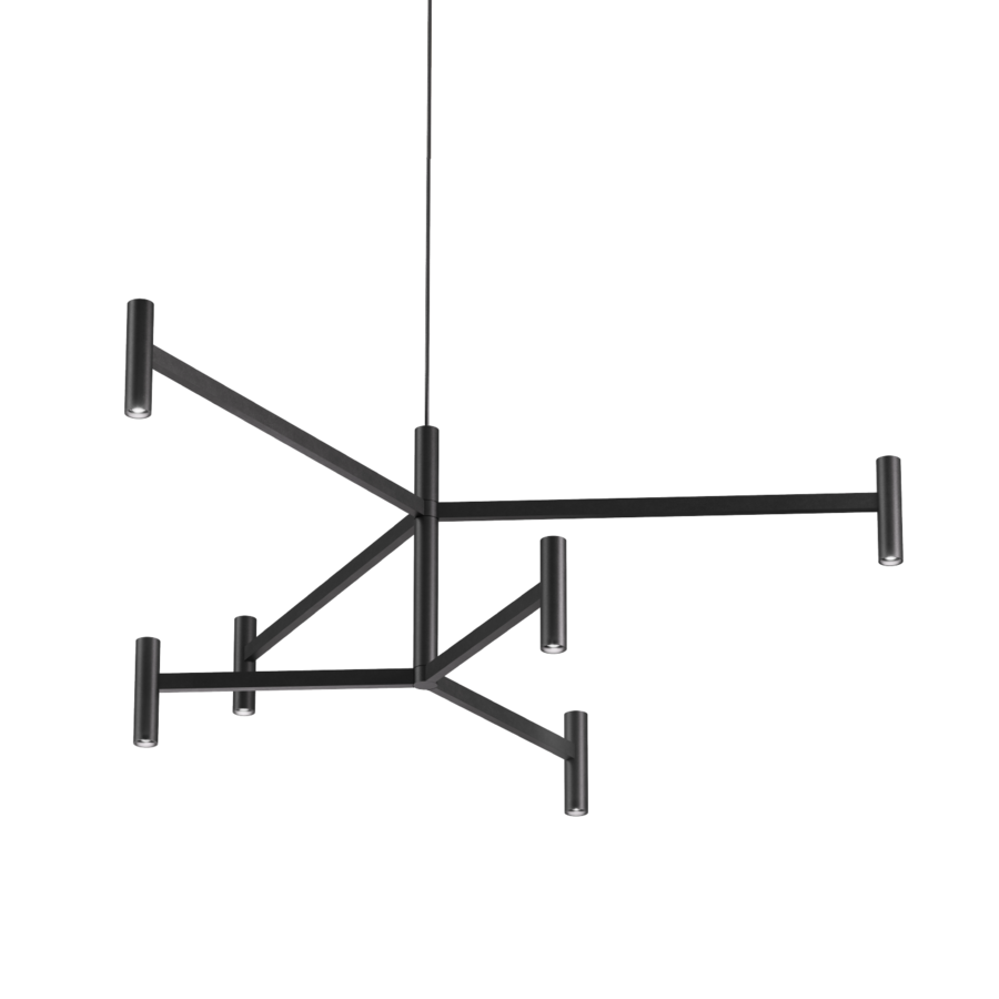 Suspension Wever & Ducré MATCH LUSTA 2.1 en noir mat