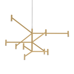 MATCH LUSTA 3.2.1 pendant light in Champagne Brushed