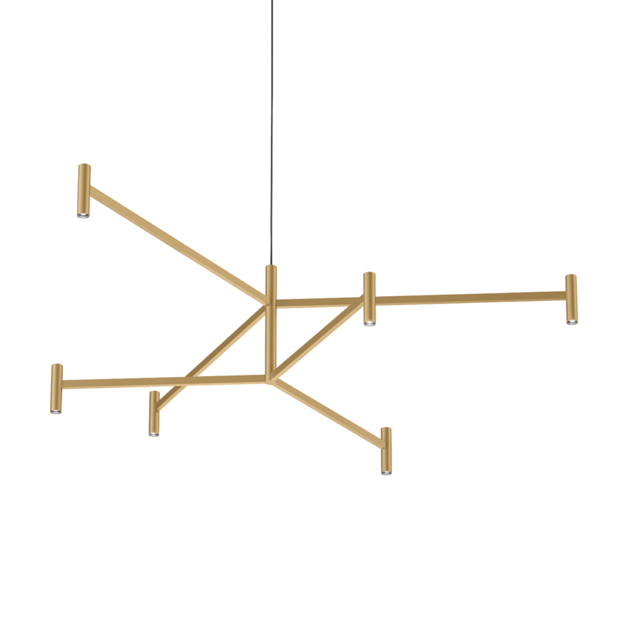 Suspension Wever & Ducré MATCH LUSTA 3.2 en champagne brossé