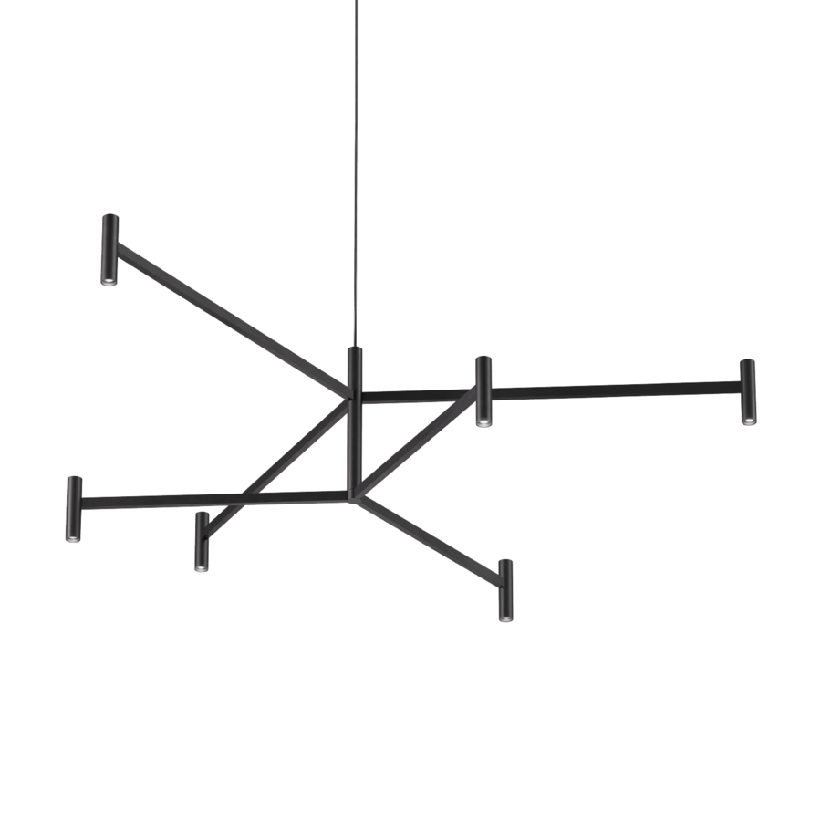 Suspension Wever & Ducré MATCH LUSTA 3.2 en noir mat
