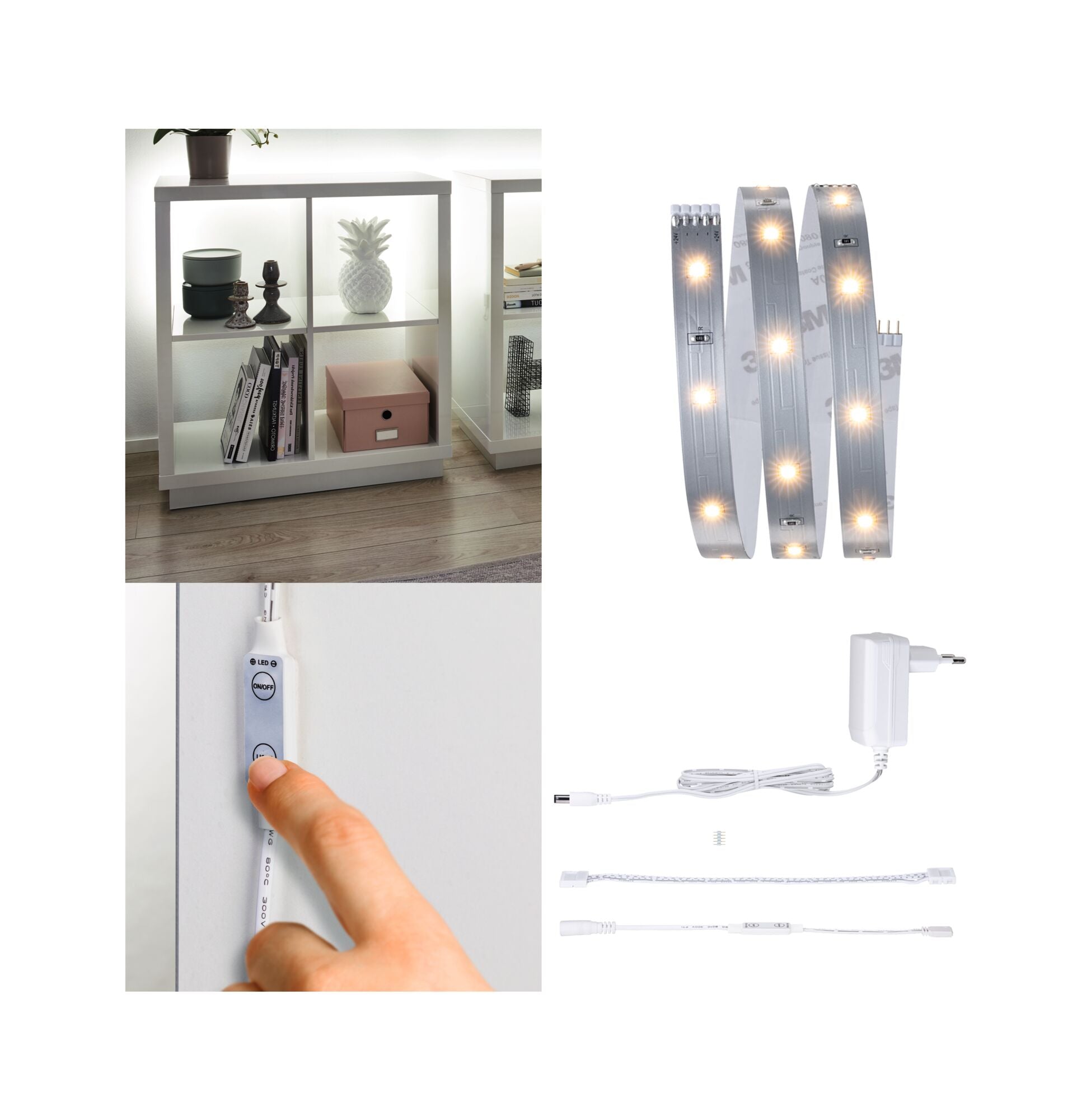 MaxLED 250 Regal Comfort 1m 4W 300lm/m 30 LEDs/m 2700K 12VA - Paulmann - 78895