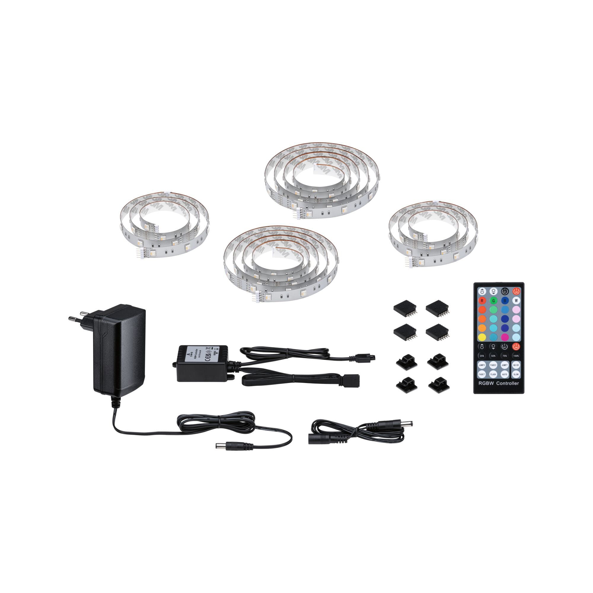 MaxLED 250 TV Comfort Basisset 55 Zoll 3,6m 20,5W 278lm/m 31 LEDs/m RGBW+ 24VA - Paulmann - 78875