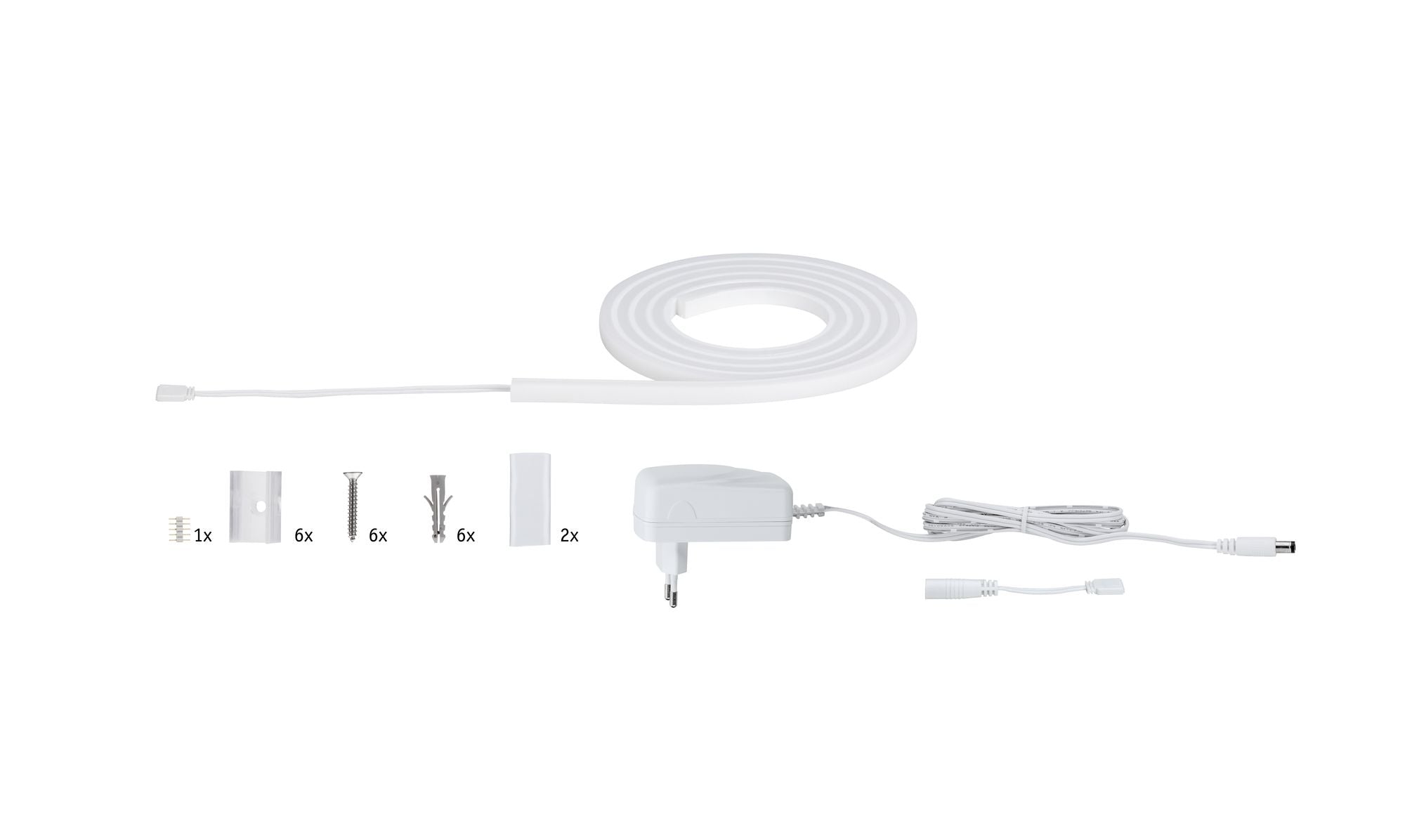MaxLED Flow Warmweiß Basisset 1,5m 22,2W 750lm/m 180 LEDs/m 2700K 24VA - Paulmann - 70962
