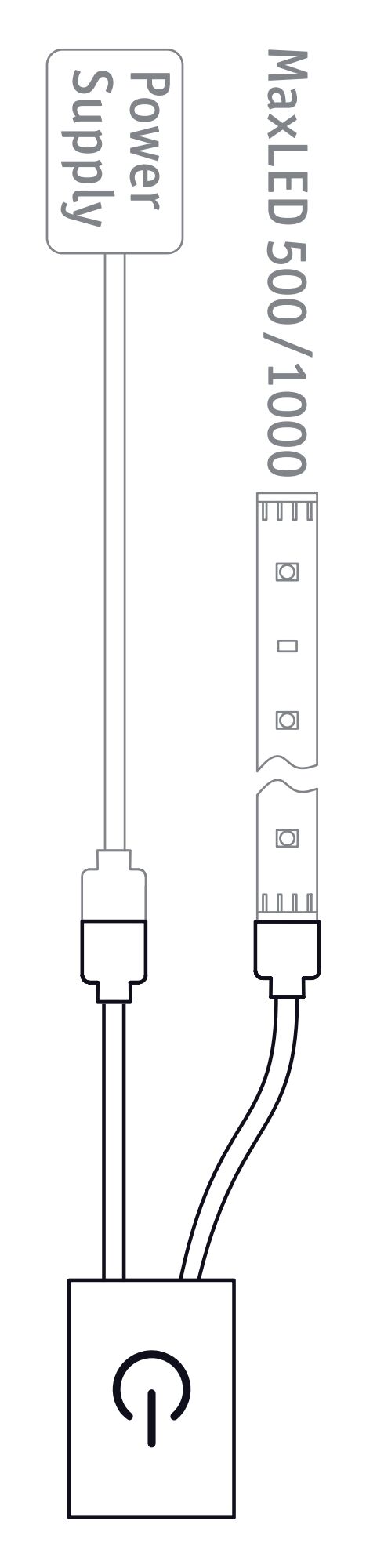 MaxLED Touch DC 24V max. 144W Silber - Paulmann - 70975