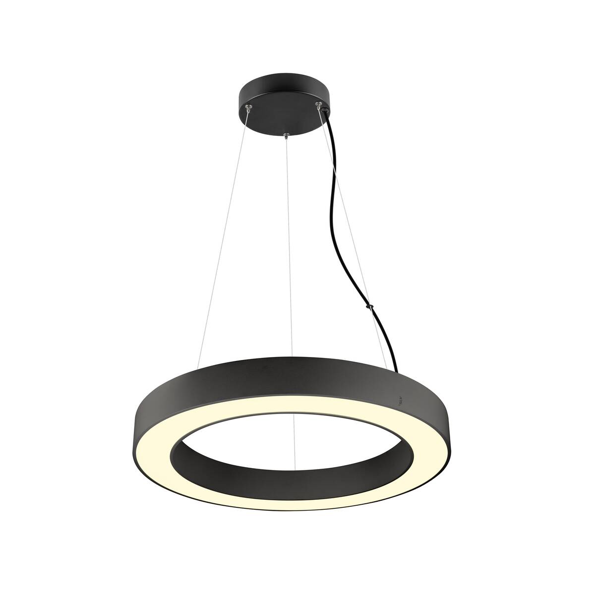 MEDO® RING 60 Pendelleuchte, Pendellänge 300 cm, 3000/4000 K, 110°, PHASE, schwarz, - SLV - 1008591