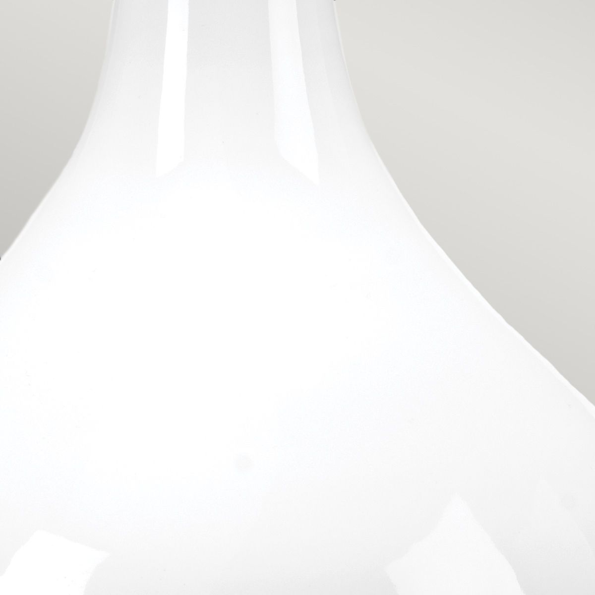 Milo 1-flammige Tischlampe - Poliertes Nickel, Weiß, Orange