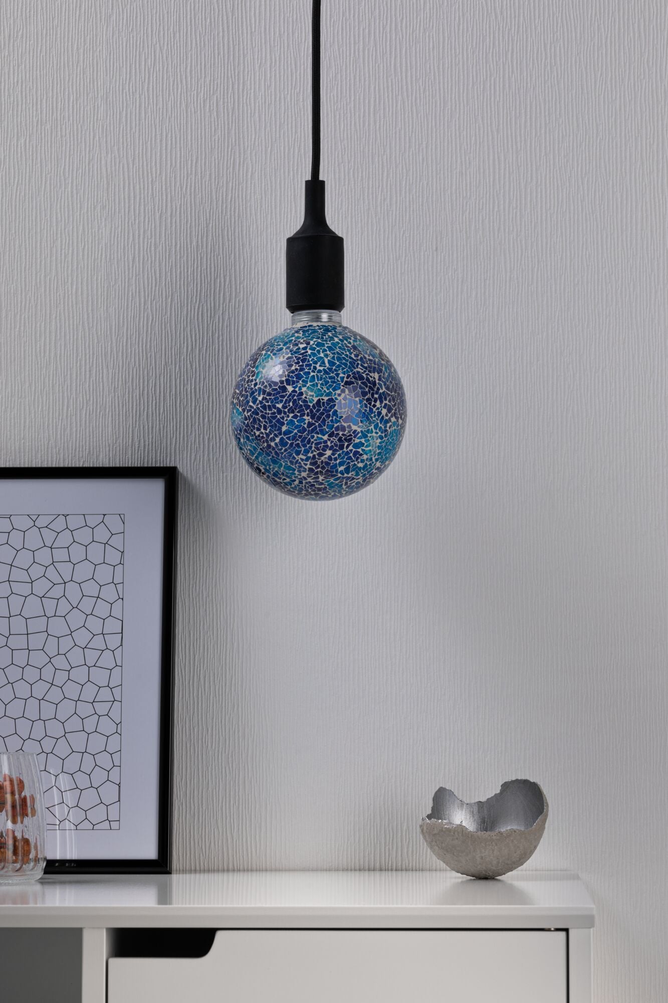 Miracle Mosaic Edition LED Globe G125 E27 470lm 5W 2700K dimmbar Blau - Paulmann - 28750