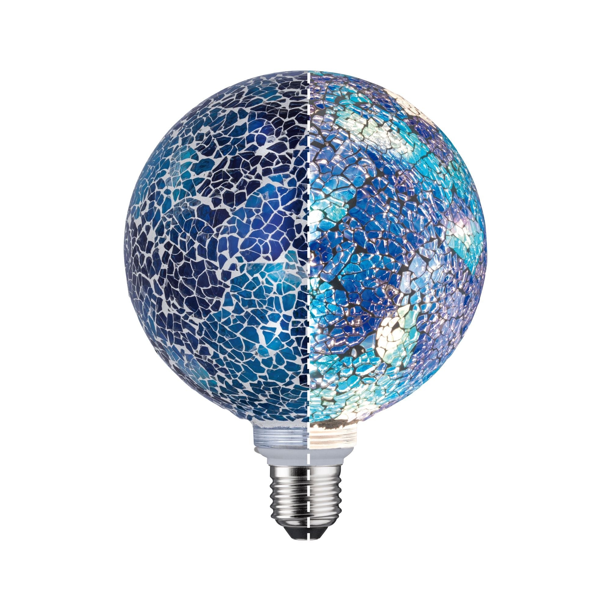Miracle Mosaic Edition LED Globe G125 E27 470lm 5W 2700K dimmbar Blau - Paulmann - 28750