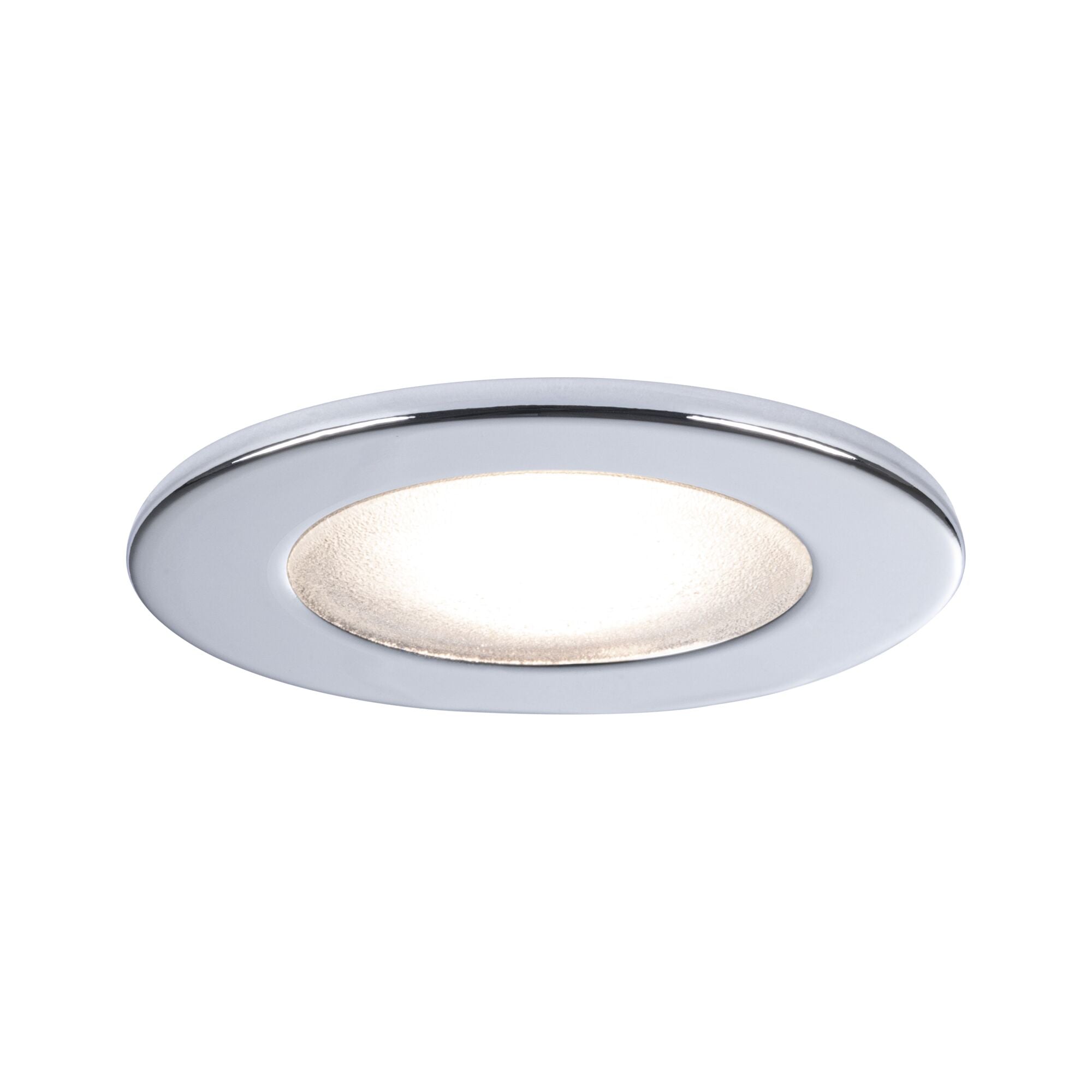 Möbeleinbauleuchten Micro Line Structure rund 66mm max. 20W 12V dimmbar Chrom - Paulmann - 98462