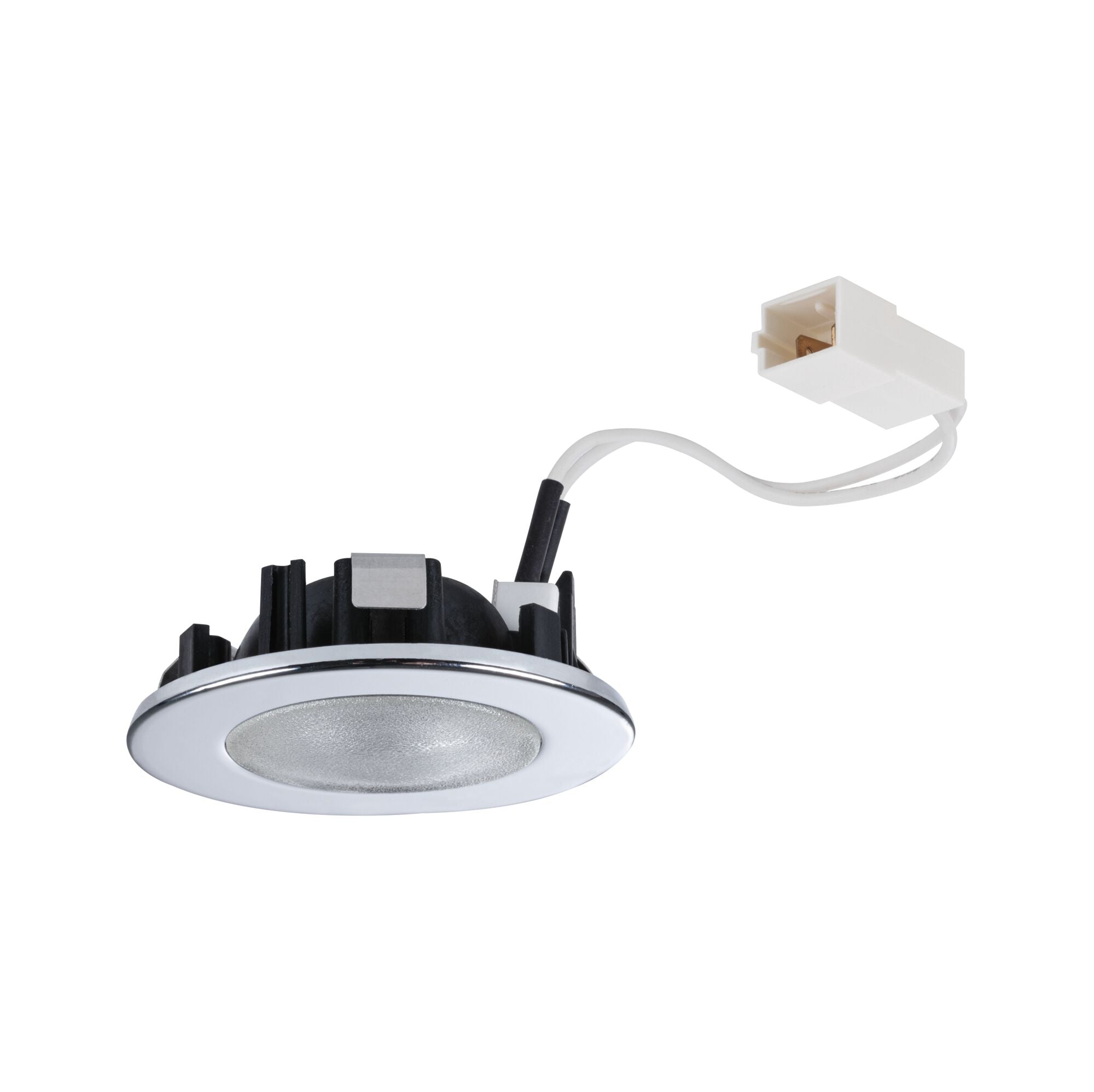 Möbeleinbauleuchten Micro Line Structure rund 66mm max. 20W 12V dimmbar Chrom - Paulmann - 98462