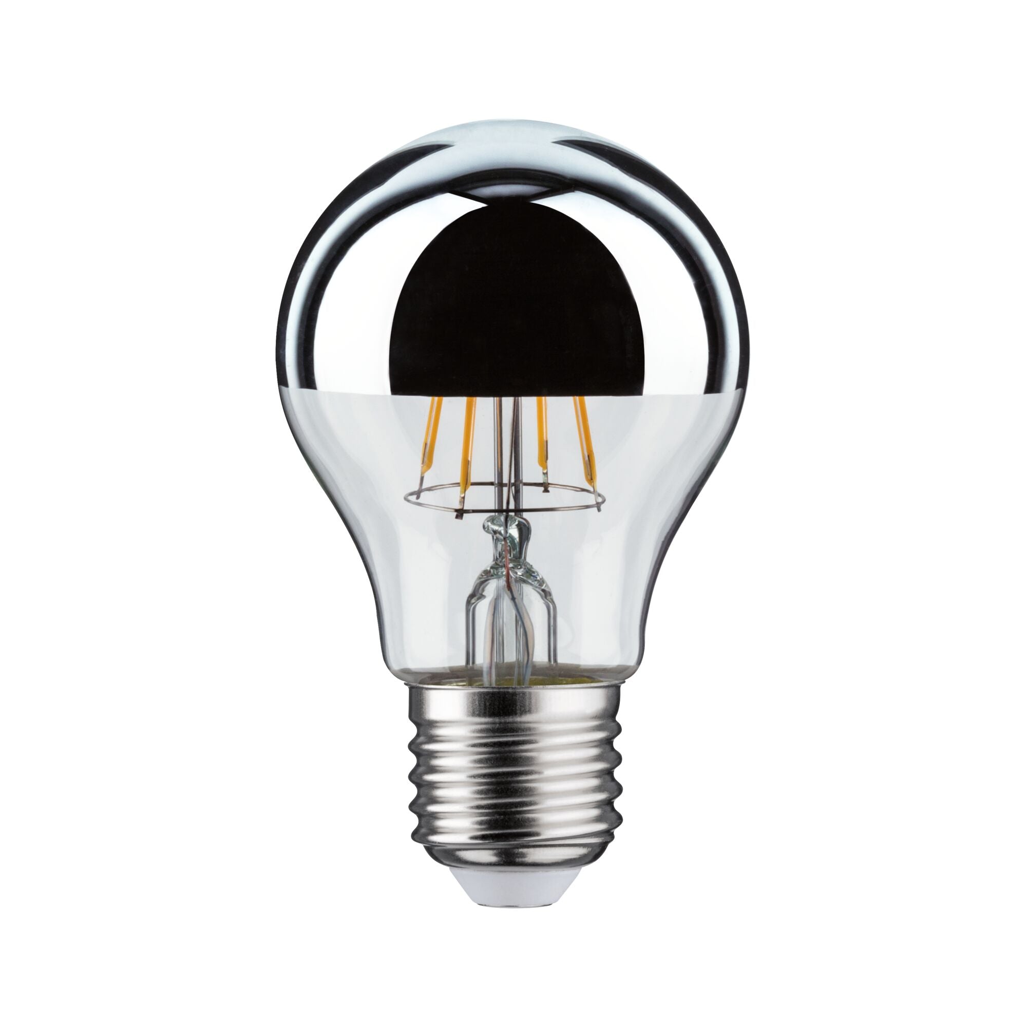 Modern Classic Edition LED Birne Kopfspiegel E27 580lm 4,8W 2700K Kopfspiegel Silber - Paulmann - 28669