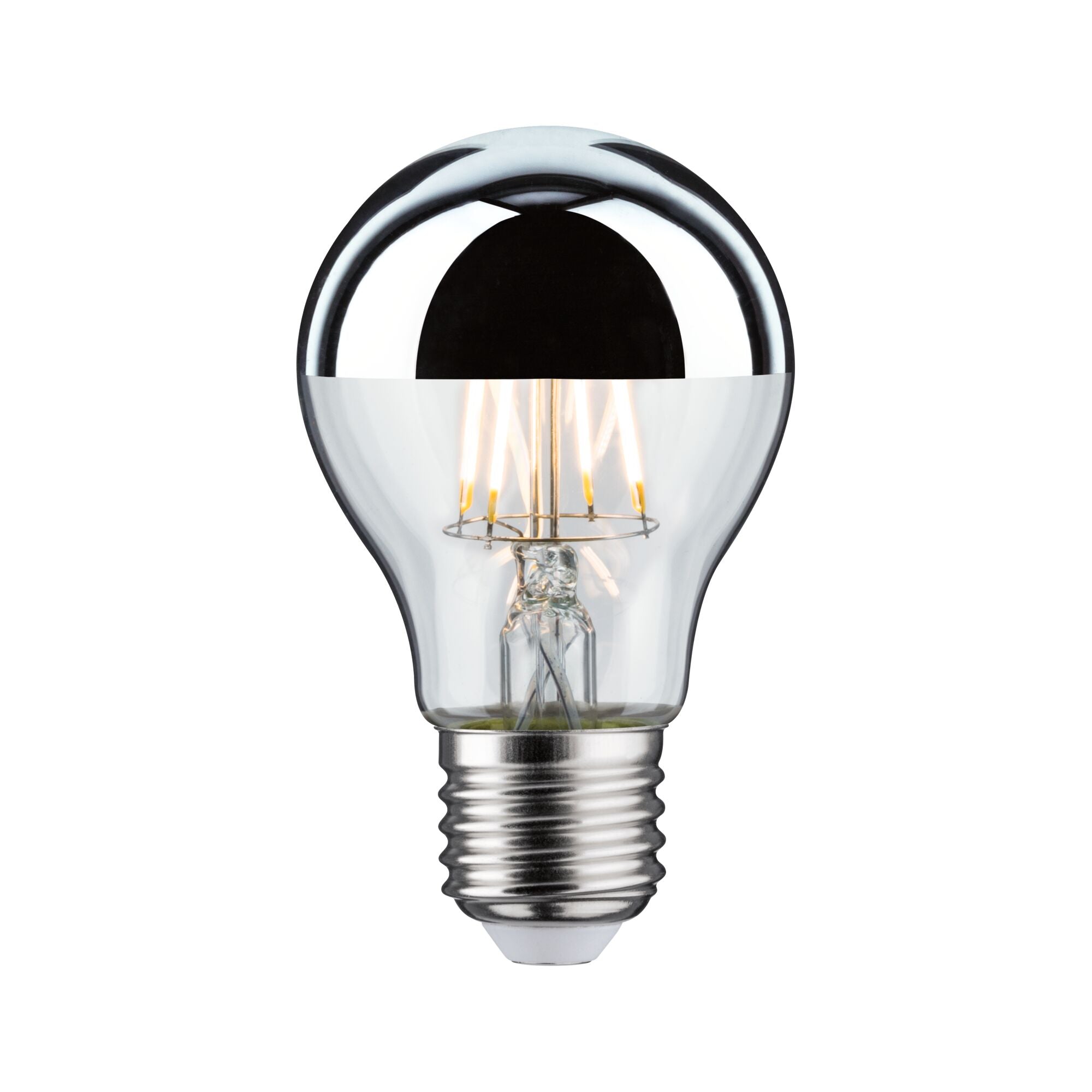 Modern Classic Edition LED Birne Kopfspiegel E27 600lm 6,5W 2700K Kopfspiegel Silber - Paulmann - 28670