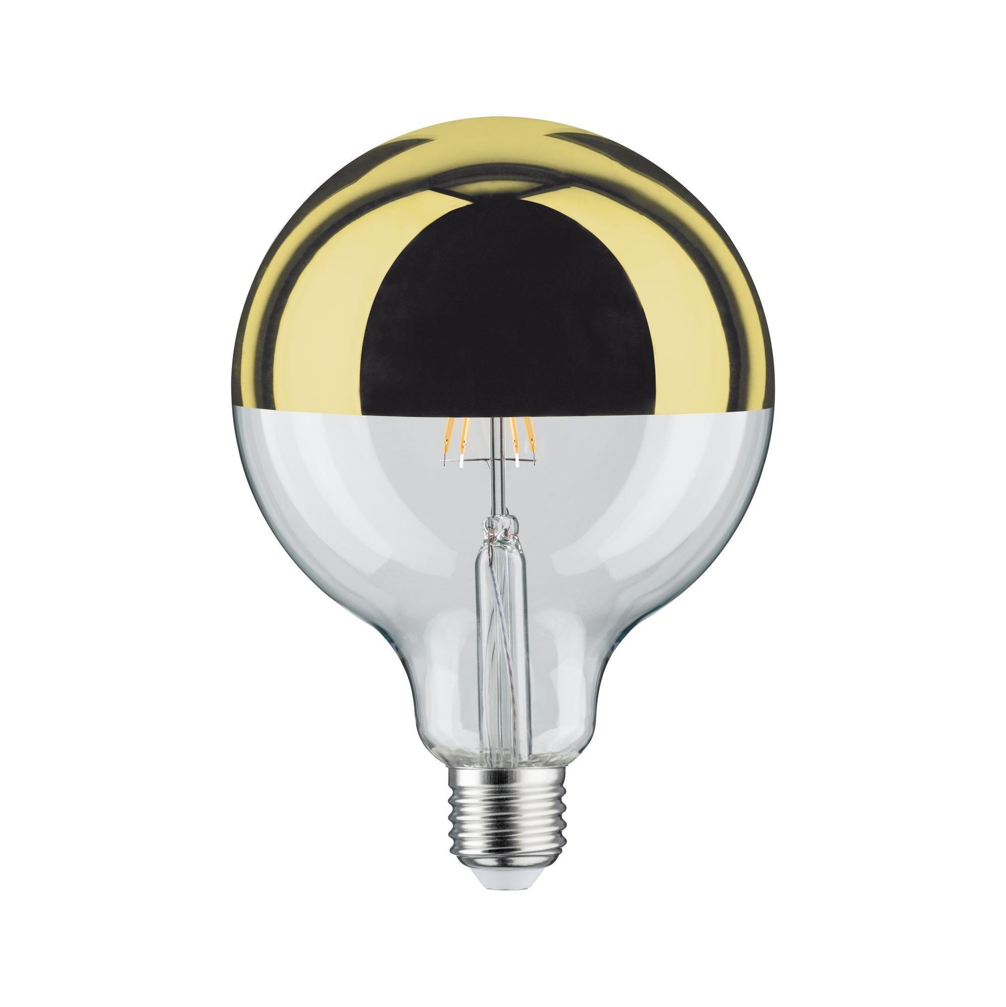 Modern Classic Edition LED Globe Kopfspiegel E27 G125 600lm 6,5W 2700K dimmbar Kopfspiegel Gold - Paulmann - 28678