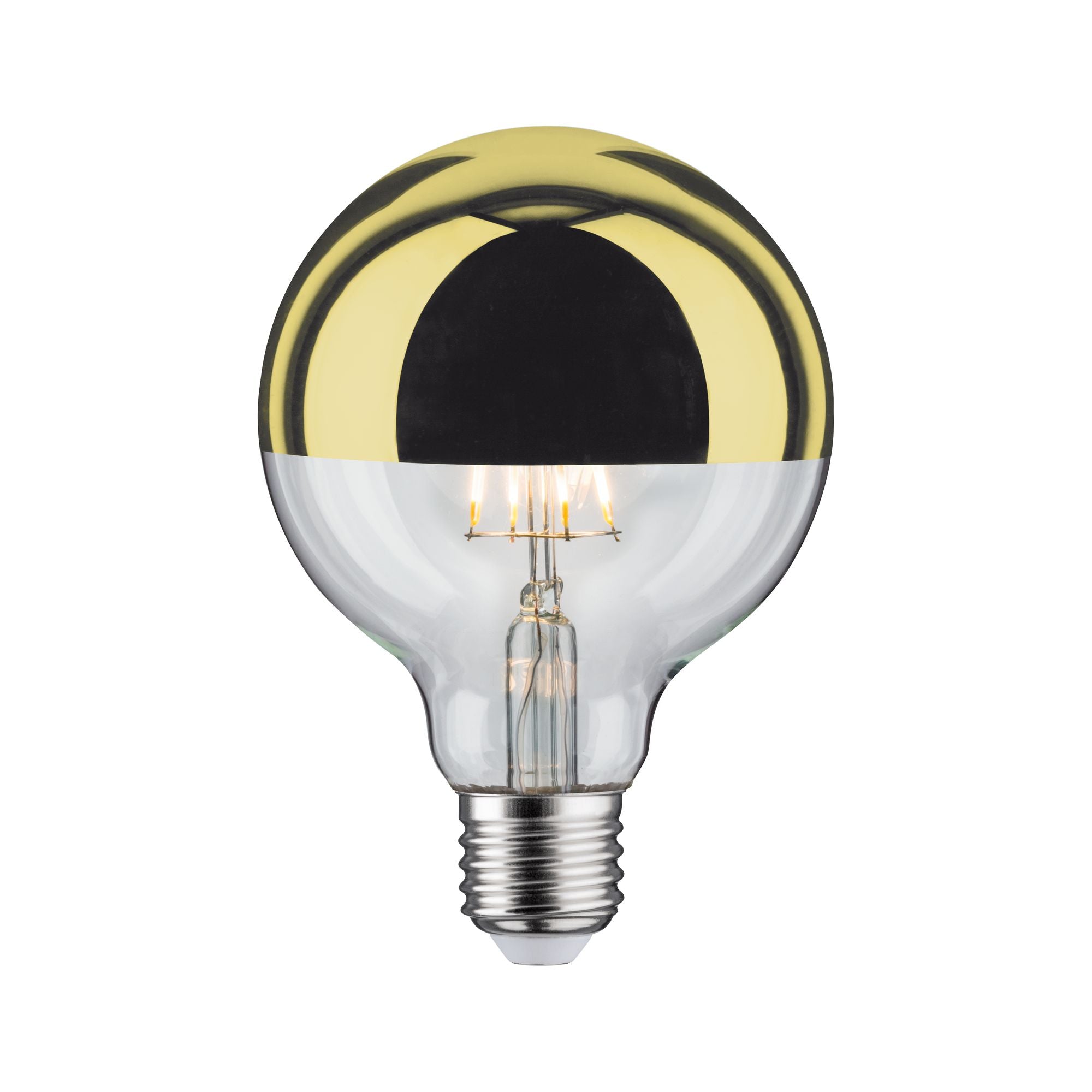 Modern Classic Edition LED Globe Kopfspiegel E27 G95 600lm 6,5W 2700K dimmbar Kopfspiegel Gold - Paulmann - 28675