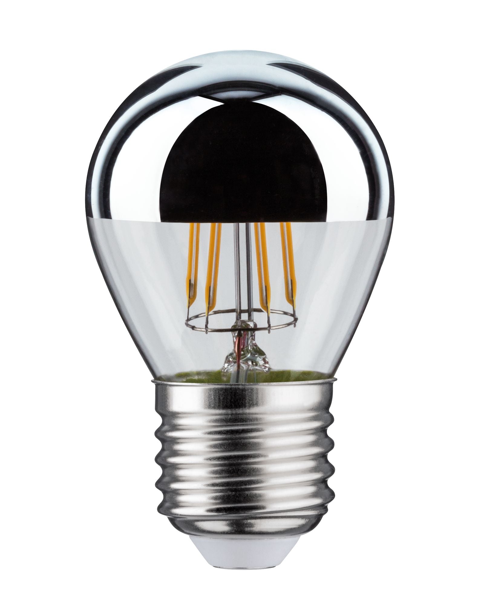 Modern Classic Edition LED Tropfen Kopfspiegel E27 360lm 4,8W 2700K dimmbar Kopfspiegel Silber - Paulmann - 28668