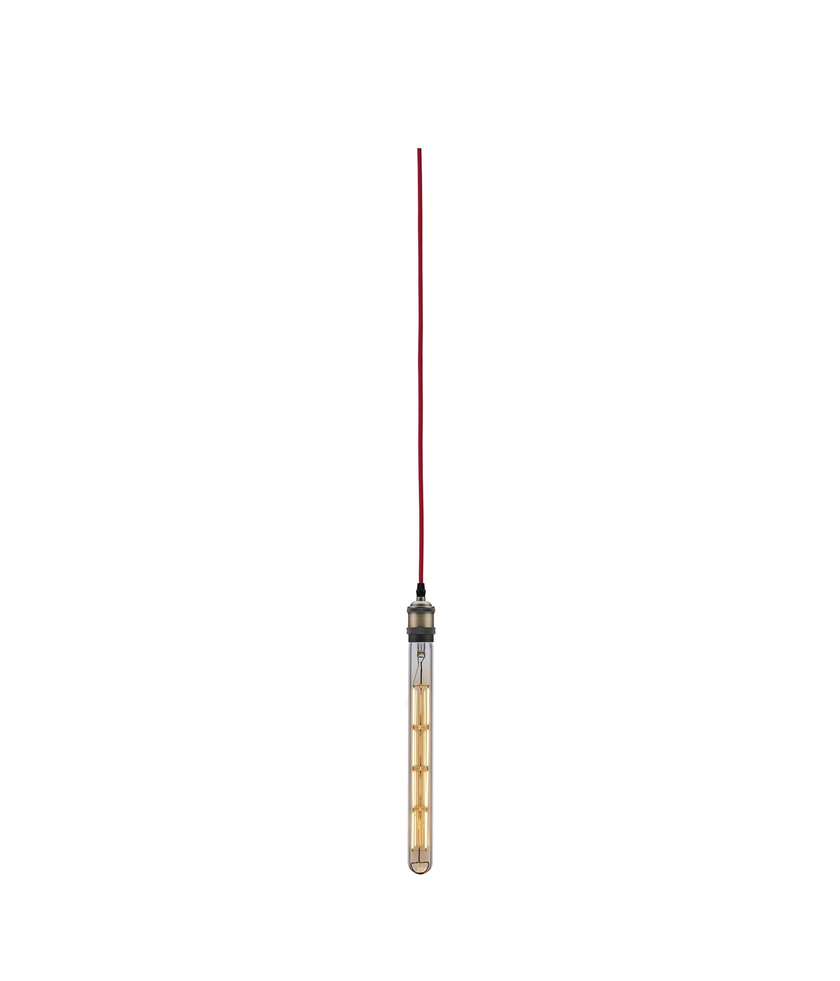 Neordic Eldar inkl. Stecker E27 max. 20W Rot/Nickel gebürstet dimmbar Metall - Paulmann - 79770