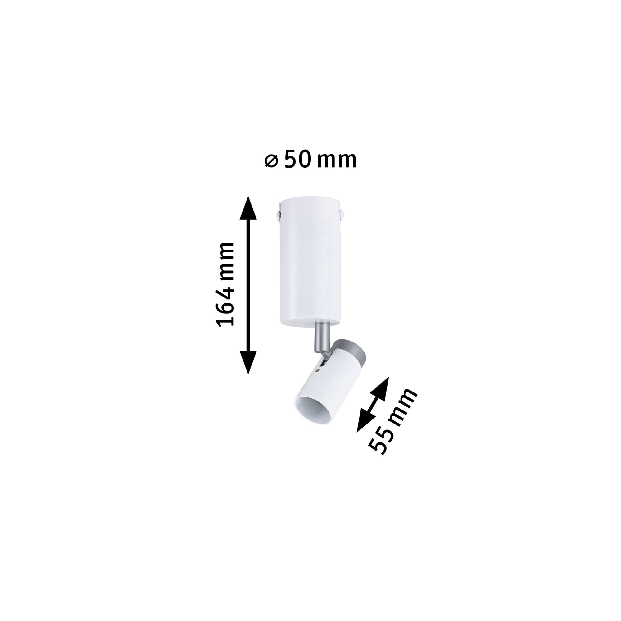 Neordic Runa GU10 230V max. 20W dimmbar Weiß/Grau - Paulmann - 79523