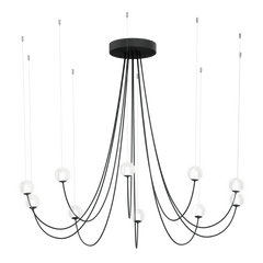 Wever & Ducré OPLIA CHANDELIER pendant light in matt black