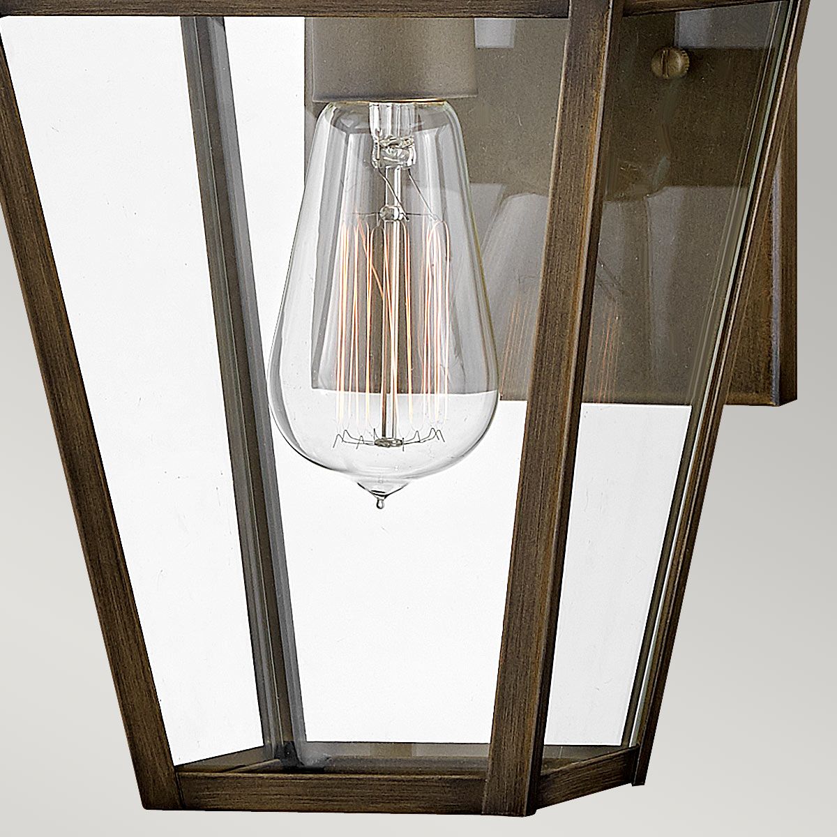 Palma 1 l kleine Wandlaterne – brünierte Bronze - Elsteadlighting - HK - PALMA - S - BU