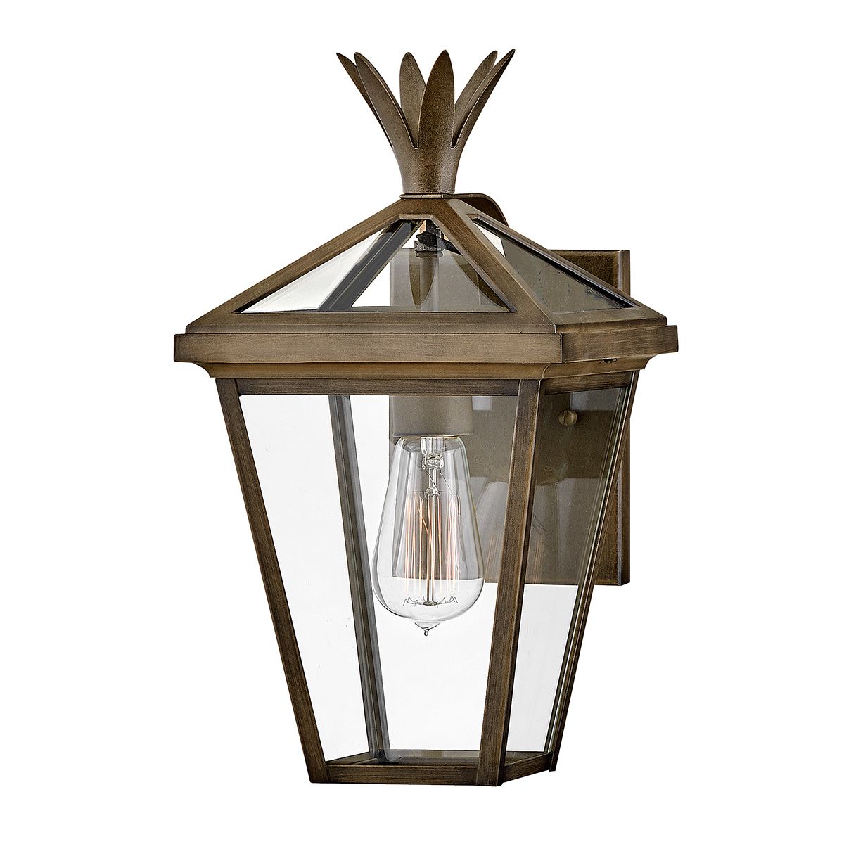 Palma 1 l kleine Wandlaterne – brünierte Bronze - Elsteadlighting - HK - PALMA - S - BU