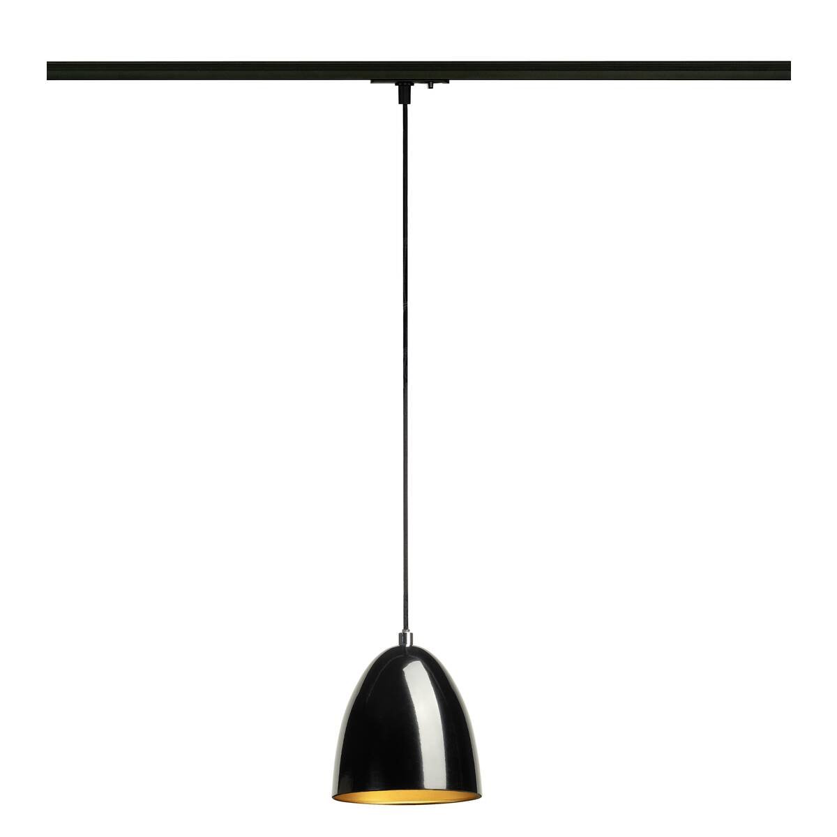 PARA CONE 14 Pendelleuchte für 1 Phasen System, GU10, schwarz/gold - SLV - 1008058