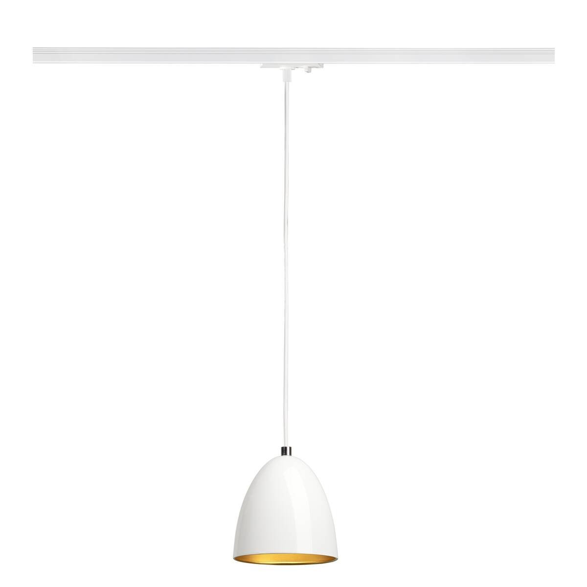 PARA CONE 14 Pendelleuchte für 1 Phasen System, GU10, weiß/gold - SLV - 1008059
