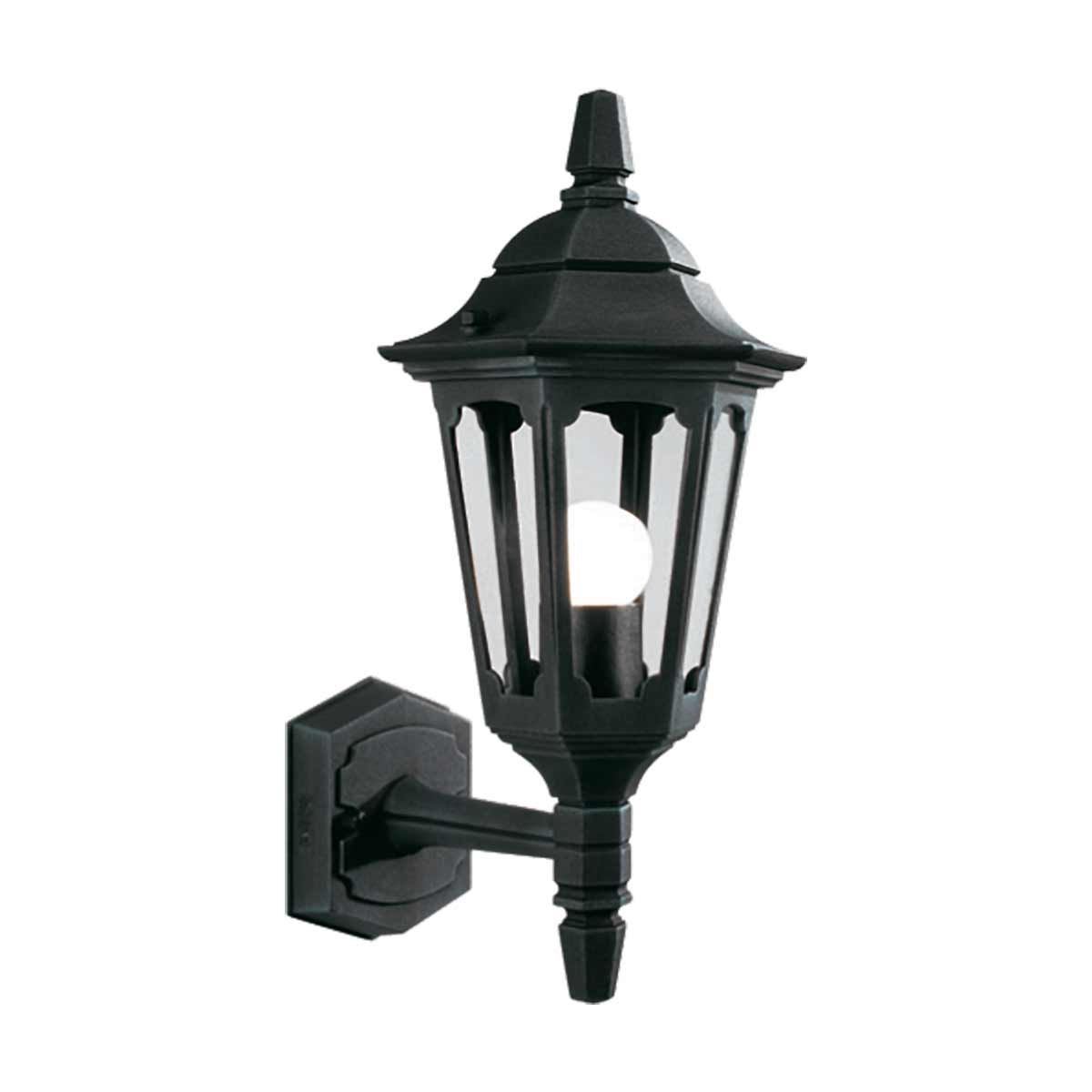 Parish Mini Wandlaterne mit 1 Licht, Schwarz - Elsteadlighting - PRM1 - BLACK