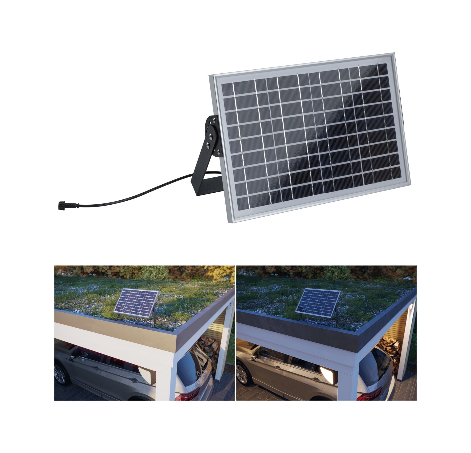 Park + Light Solarmodul 18kWh max. 5W IP65 Silber - Paulmann - 94551