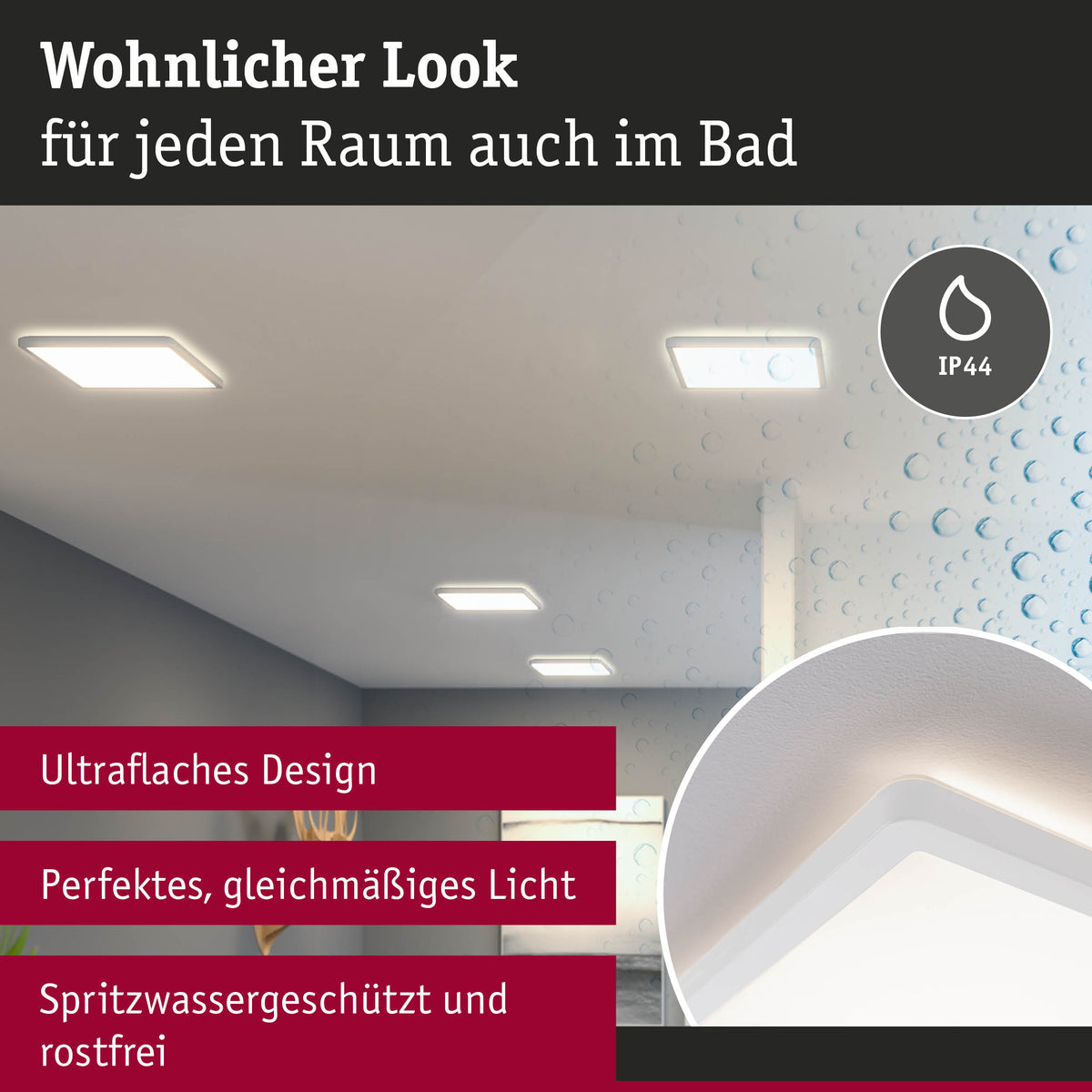 Paulmann Atria Shine LED Panel 71155 Anwendung