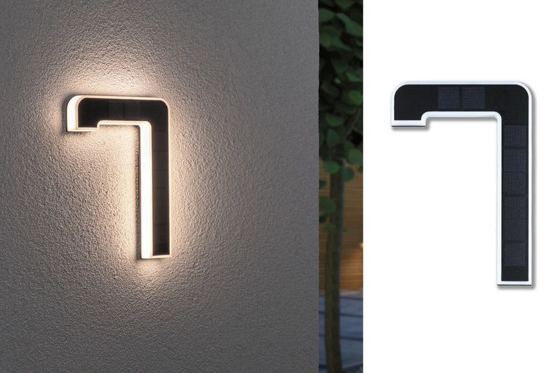 Solar Hausnummerleuchte für den Außenbereich