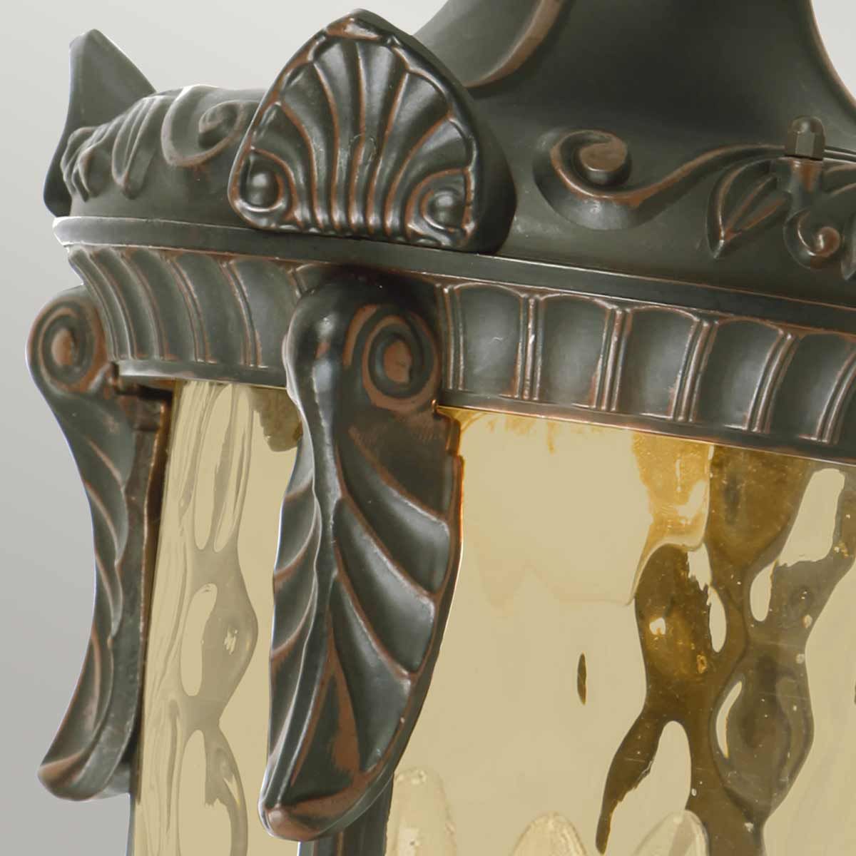 Philadelphia 3 - flammige große Wandlaterne - Altbronze - Elsteadlighting - PH2 - L - OB