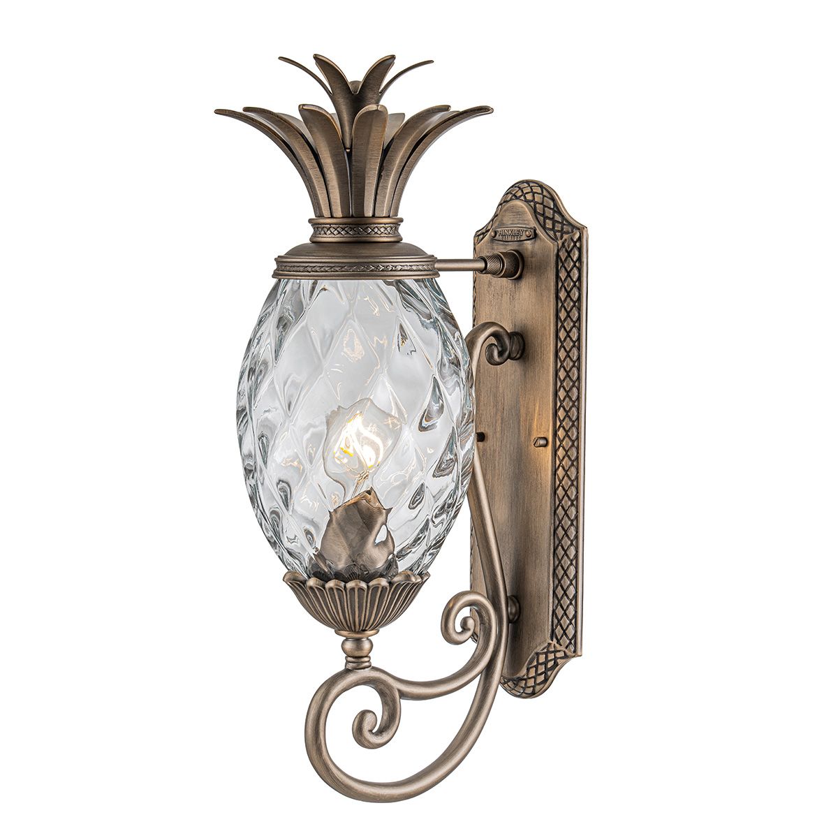 Plantation Wandlaterne, 1 l, mittelgroß, brünierte Bronze - Elsteadlighting - HK - PLANTATION - M - BU