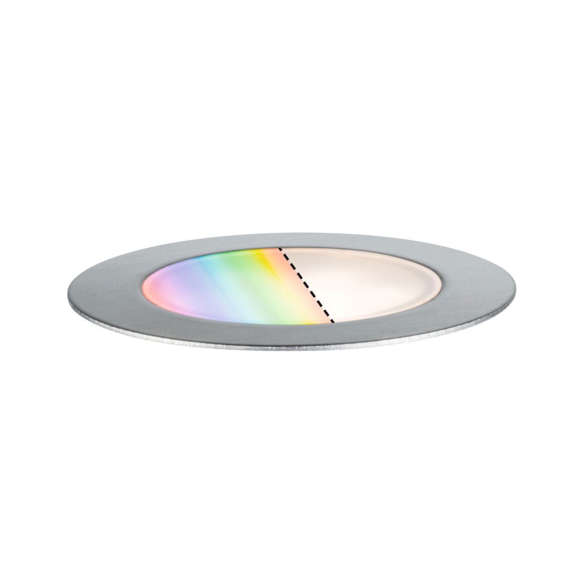 Plug & ShineLED BodeneinbauleuchteSmart Home Zigbee 3.0 Floor Einzelleuchte IP67 RGBW+ 2W Edelstahl - Paulmann - 94751