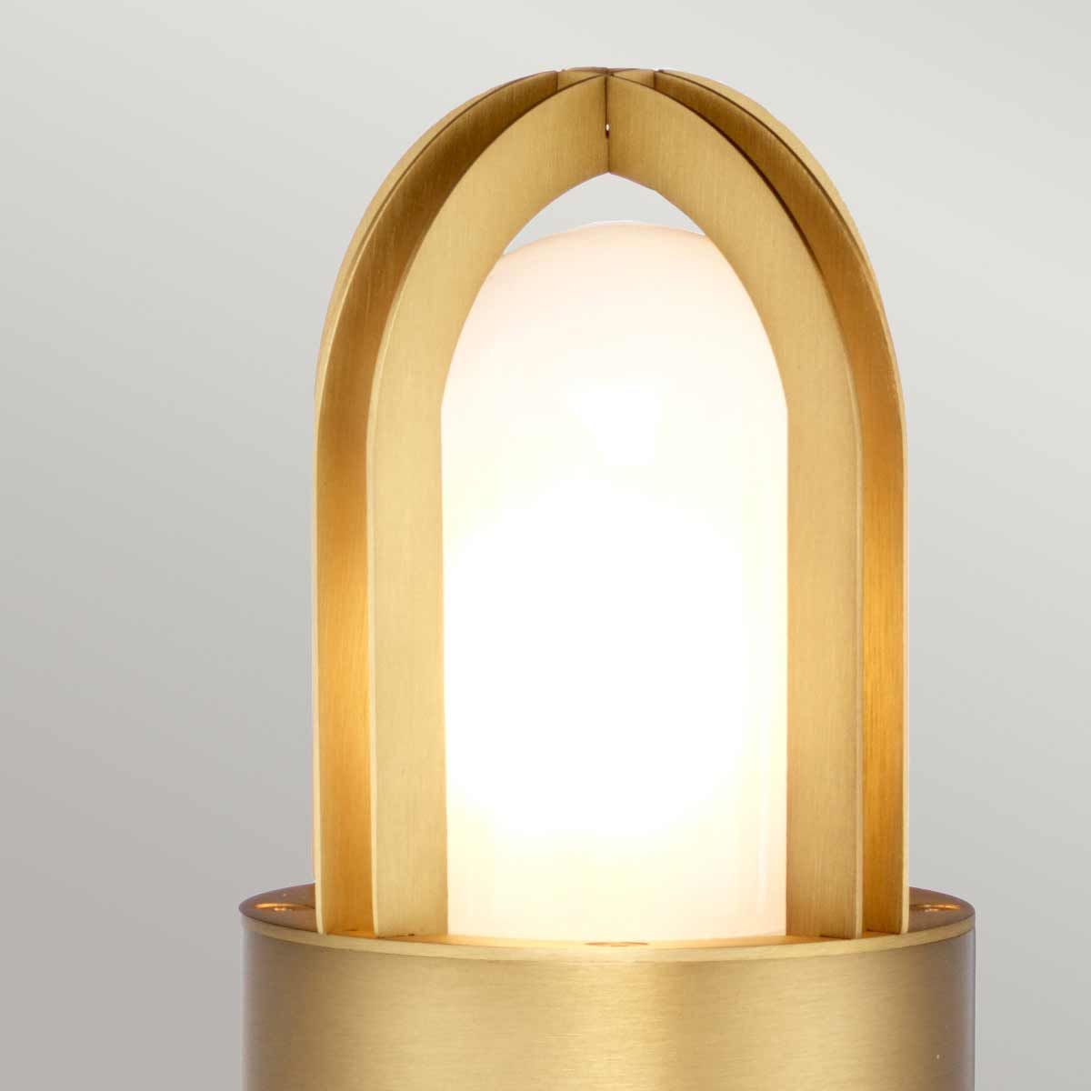 Pollerleuchte Paignton mit 1 Licht, gebürstetes Messing - Elsteadlighting - PAIGNTON - B - BRASS