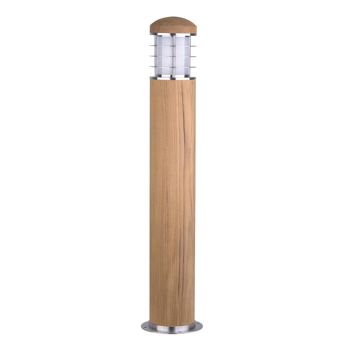Pollerleuchte Poole 1 Licht - Teak und Edelstahl - Elsteadlighting - GZ - POOLE - B